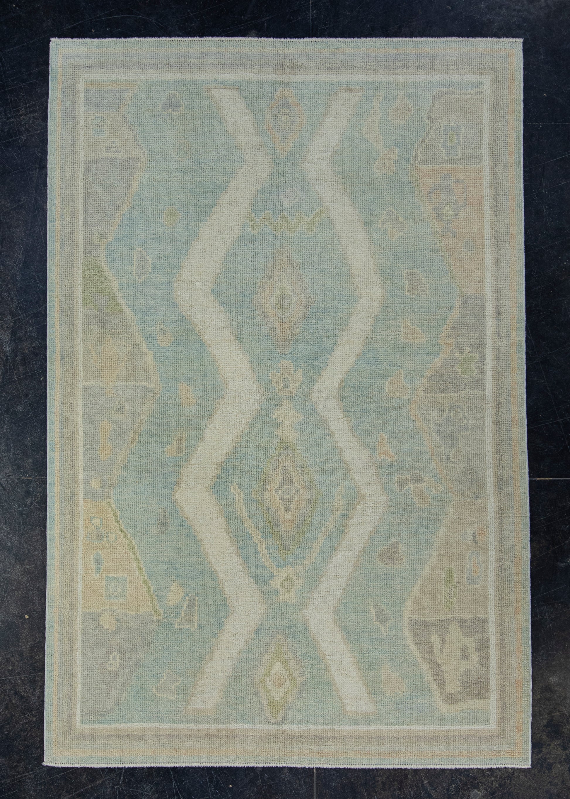 Turkish Oushak Rug 4' x 6' #17057
