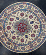 Oriental Hand Knotted Round Rug 8'4" x 8'2" #17100