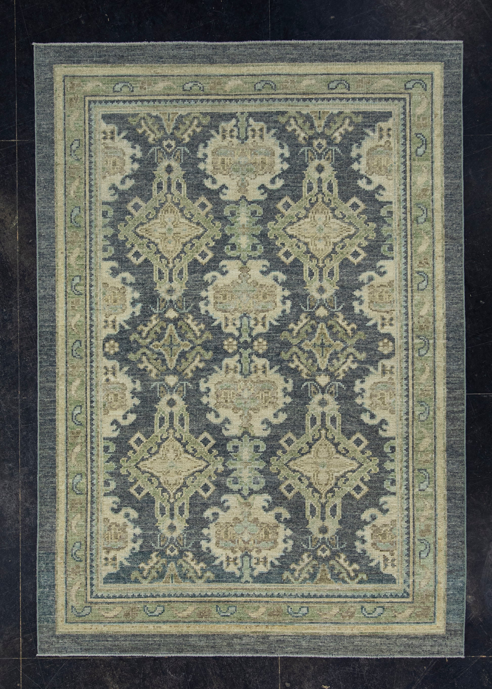 Turkish Oushak Rug 4'11" x 7'1" #17247
