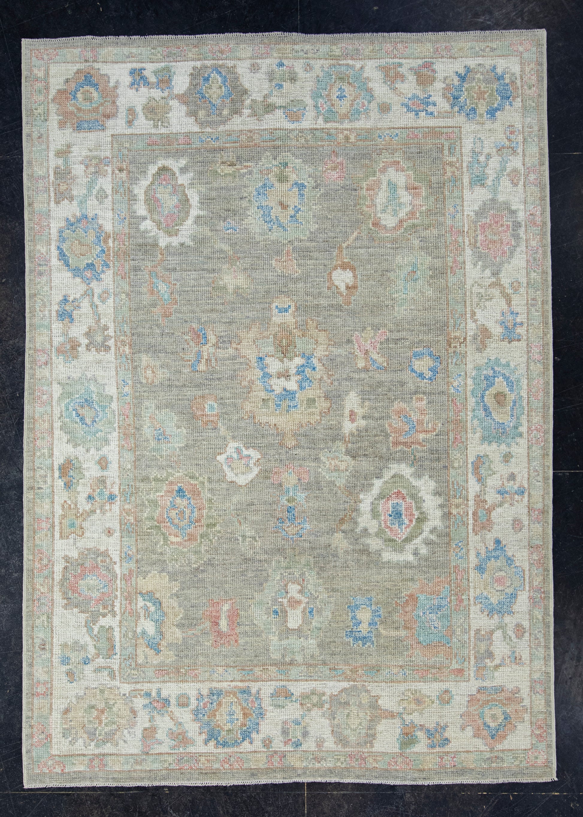 Turkish Oushak Rug 5' x 7' #17960