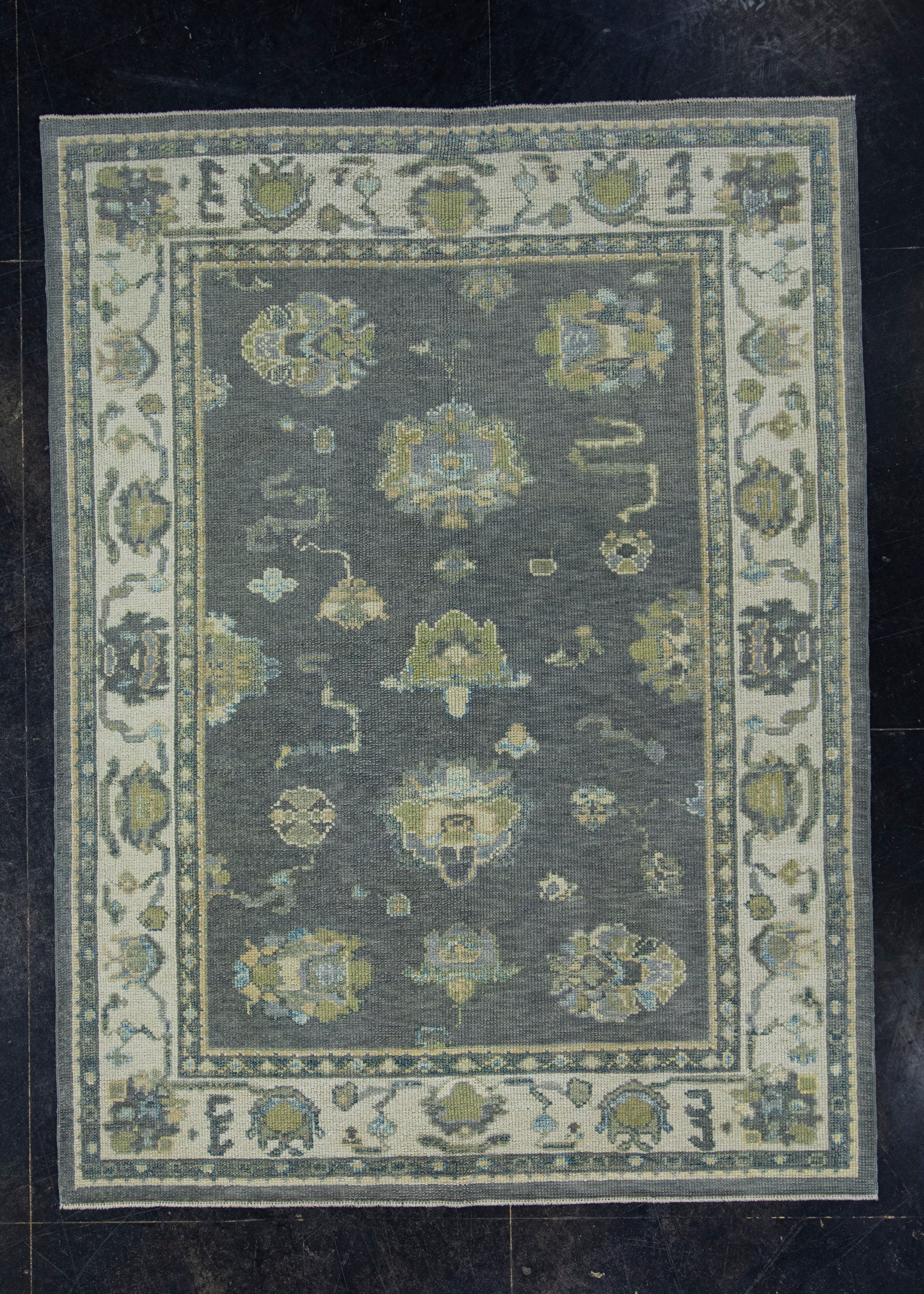 Turkish Oushak Rug 5'1" x 6'9" #17107
