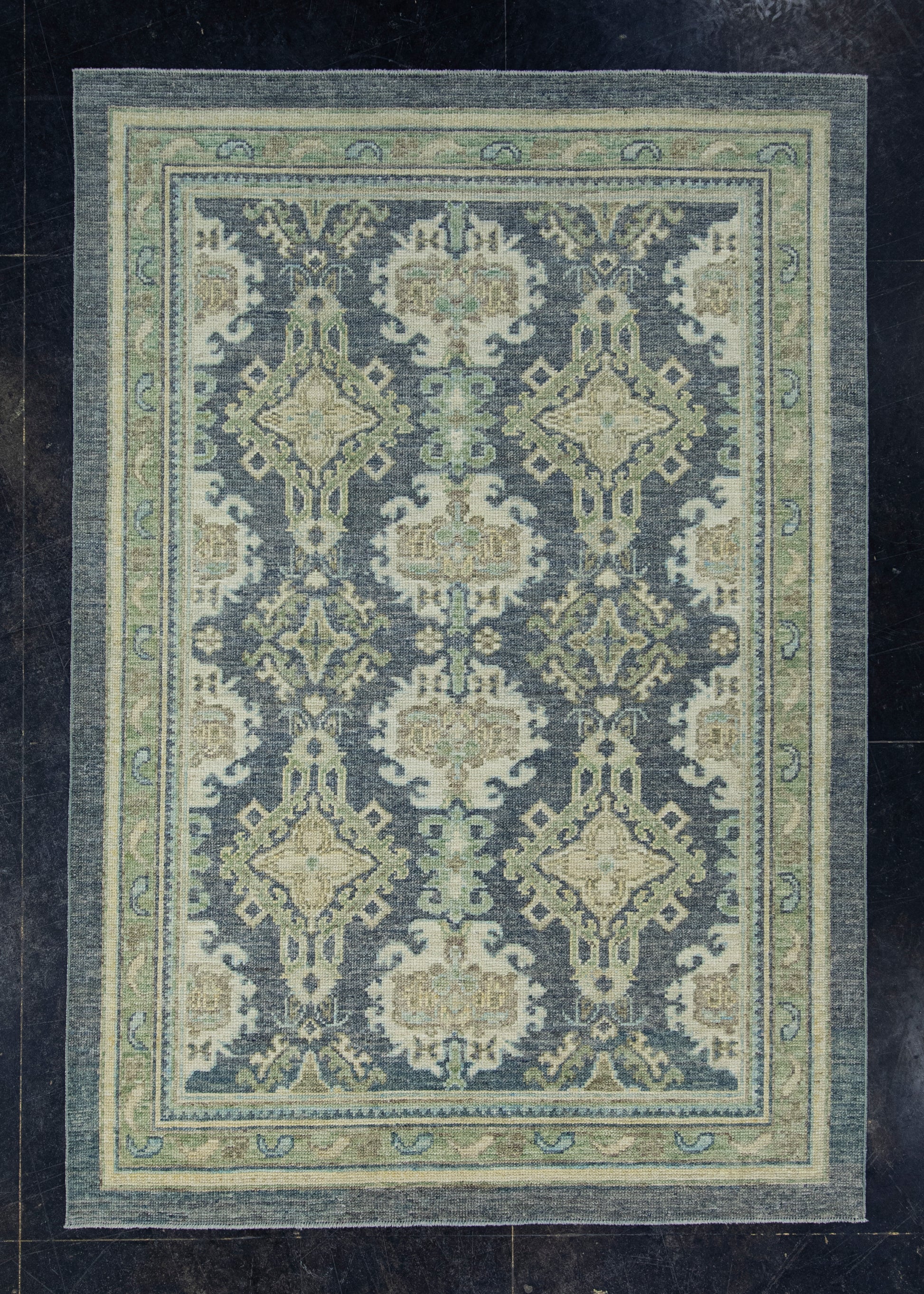 Turkish Oushak Rug 4'11" x 7'1" #17328