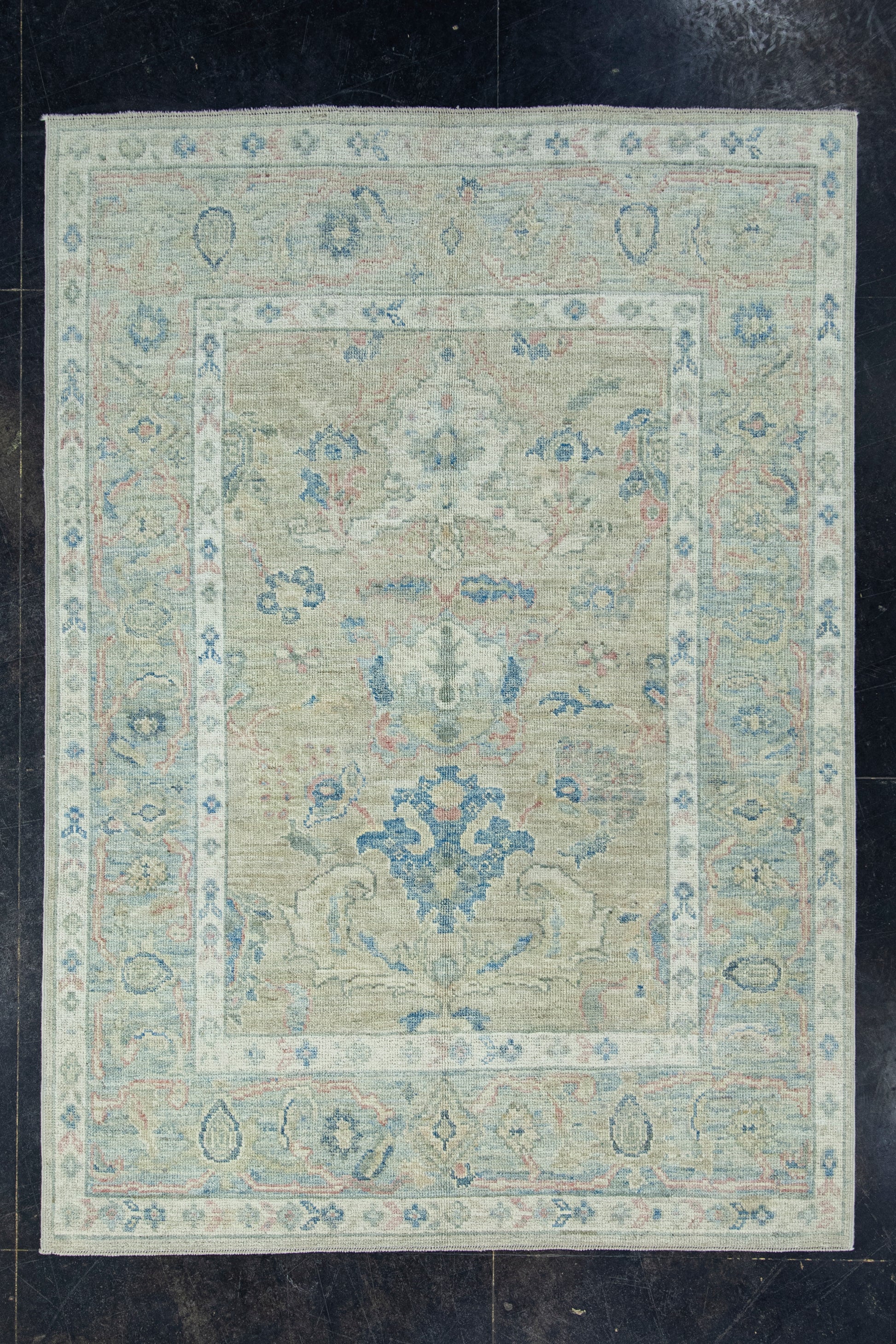 Turkish Oushak Rug 5' x 7'1" #17851