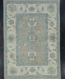 Turkish Oushak Rug 4'10" x 6'9" #17928