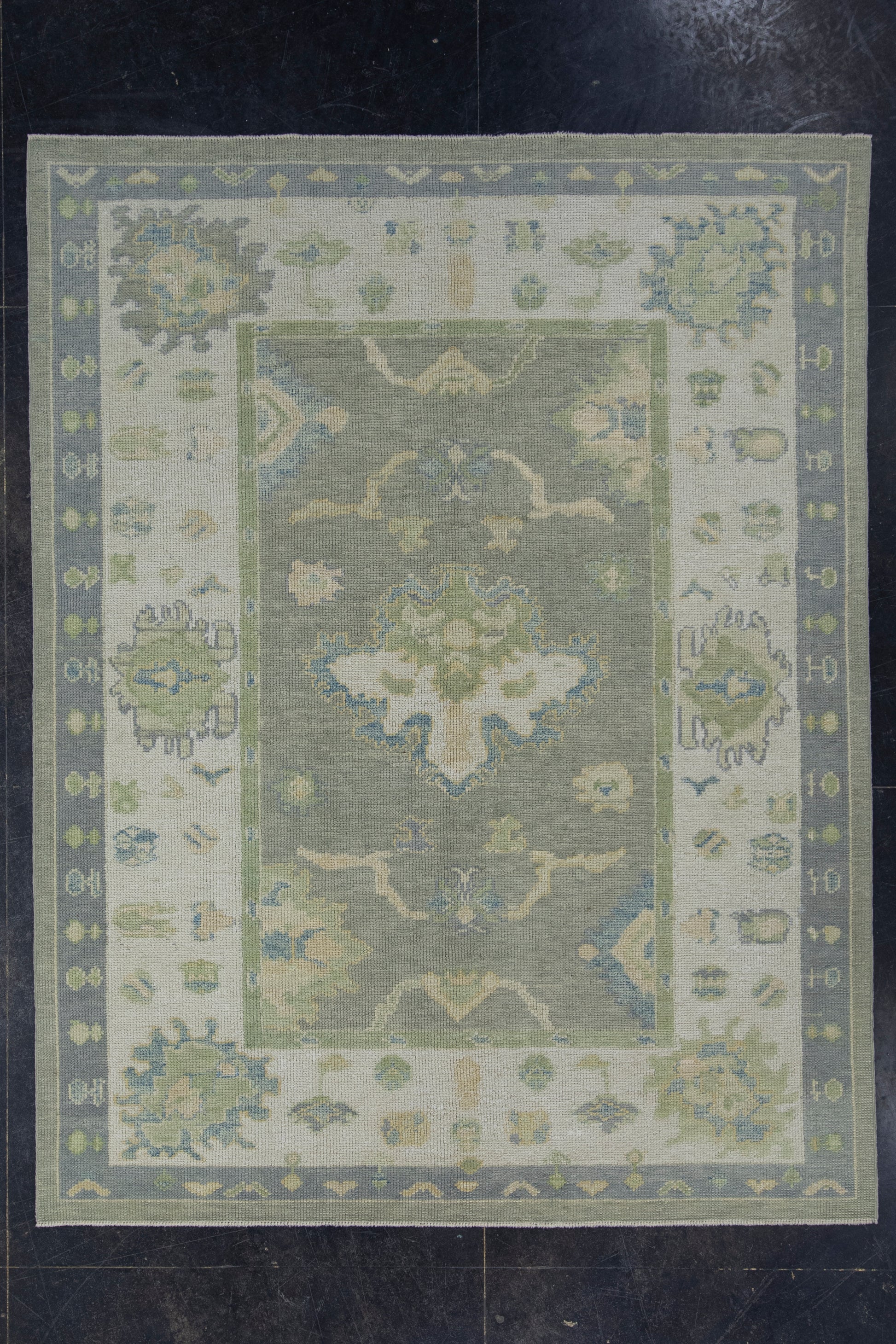 Turkish Oushak Rug 5'3" x 6'9" #17035