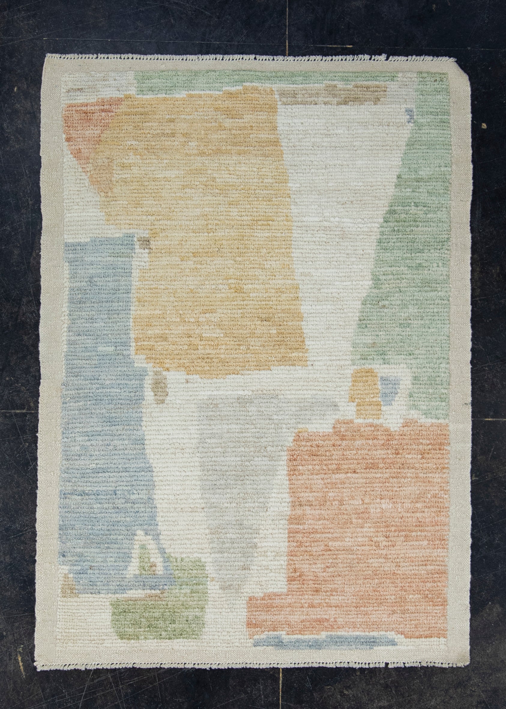 Hand Knotted Modern Rug 3'5" x 4'10" #17442