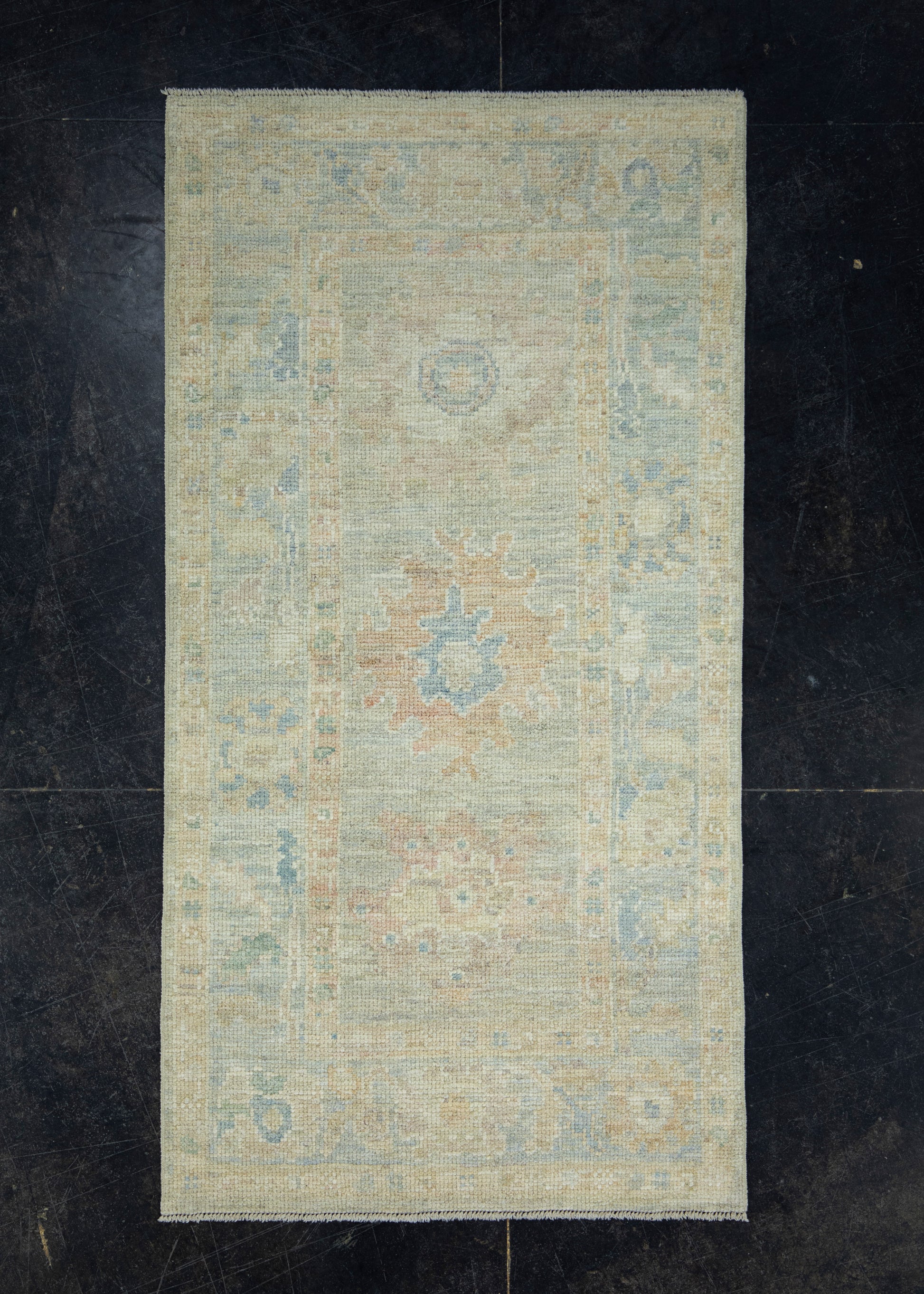 Turkish Oushak Rug 2'7" x 5' #17493
