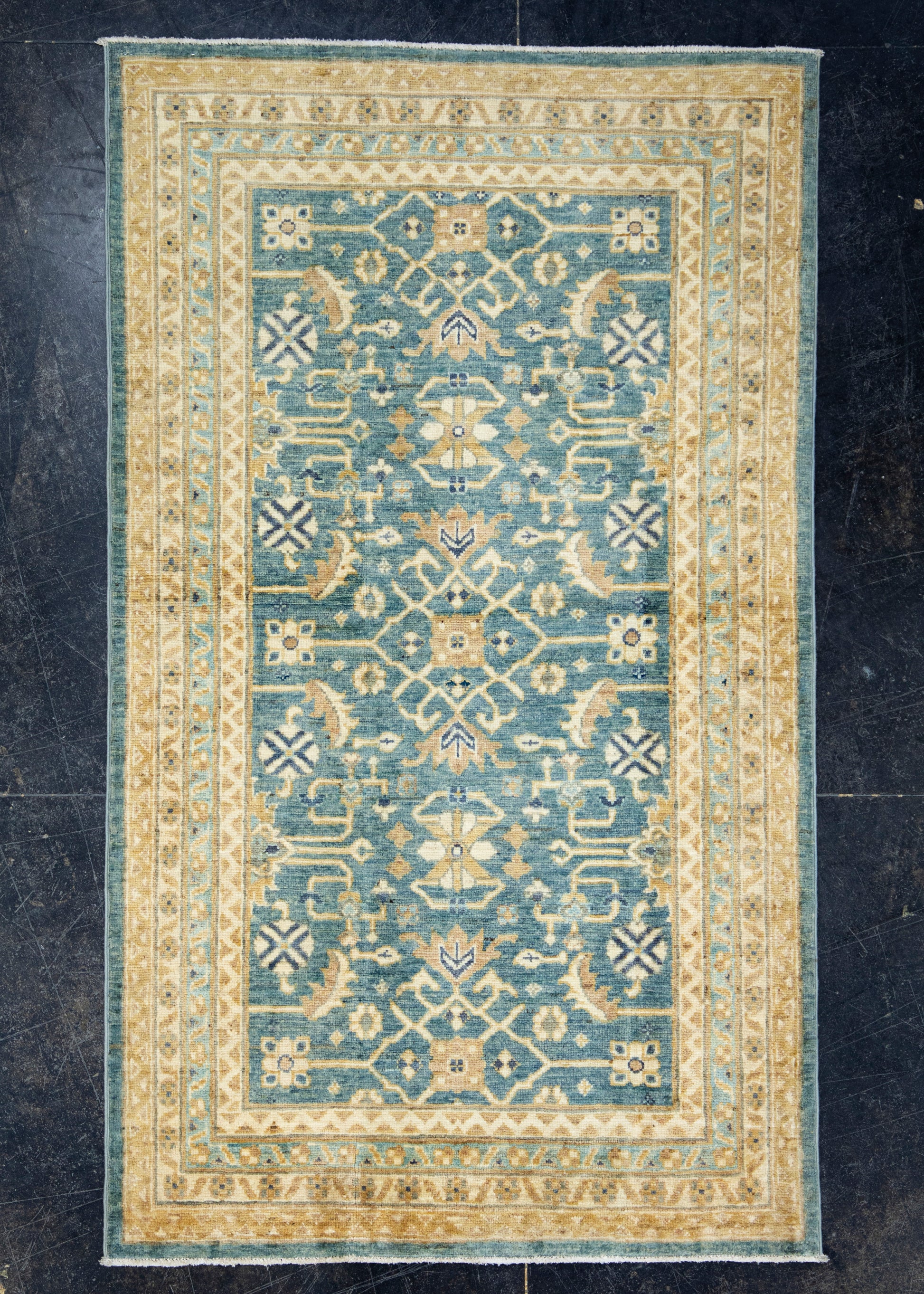 Turkish Oushak Rug 2'10" x 4'10" #17474