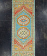 Turkish Oushak Runner Rug 3' x 7'8" #17002