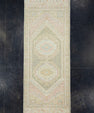 Turkish Oushak Runner Rug 3' x 7'8" #17503