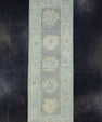 Turkish Oushak Runner Rug 2'11" x 8'7" #17451
