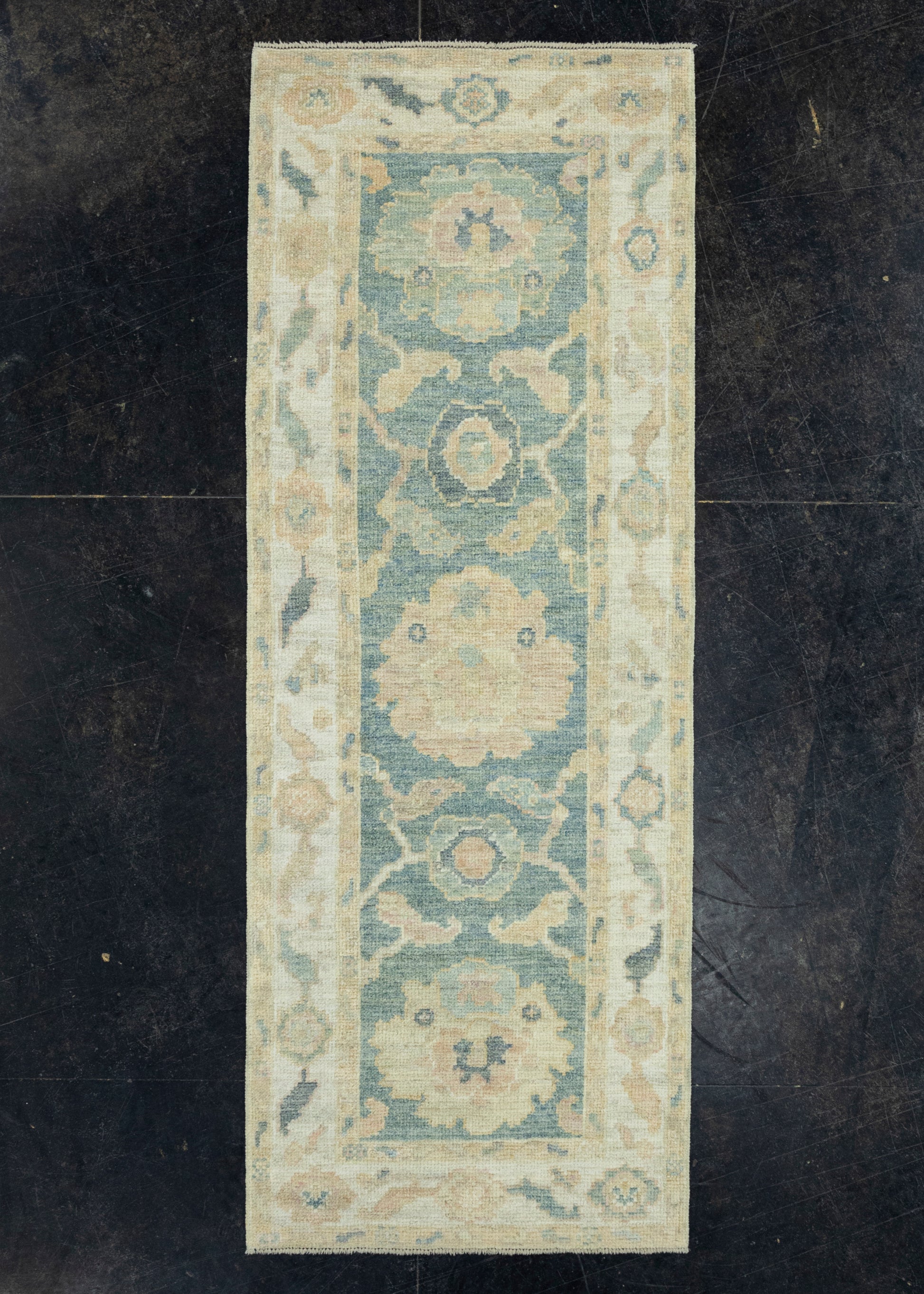 Turkish Oushak Runner Rug 2'3" x 6'7" #17513