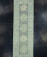 Turkish Oushak Runner Rug 2'10" x 8'7" #17452
