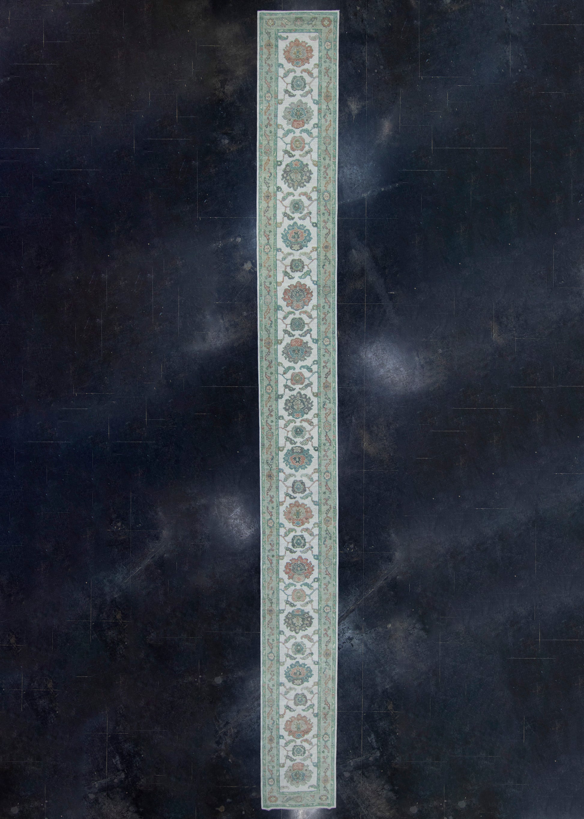Turkish Oushak Runner Rug 2'10" x 29'1" #17557