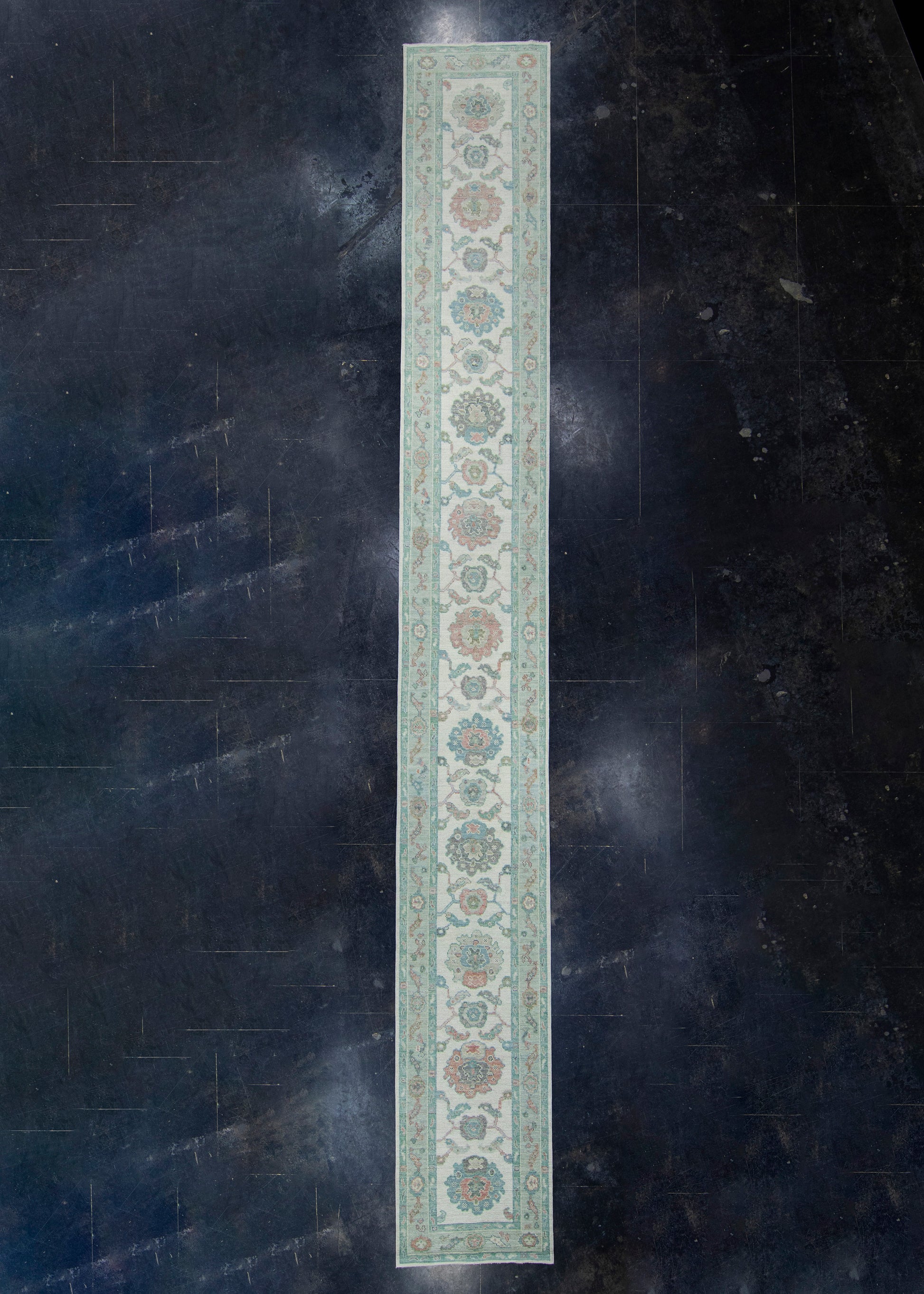 Turkish Oushak Runner Rug 2'10" x 22'7" #17406