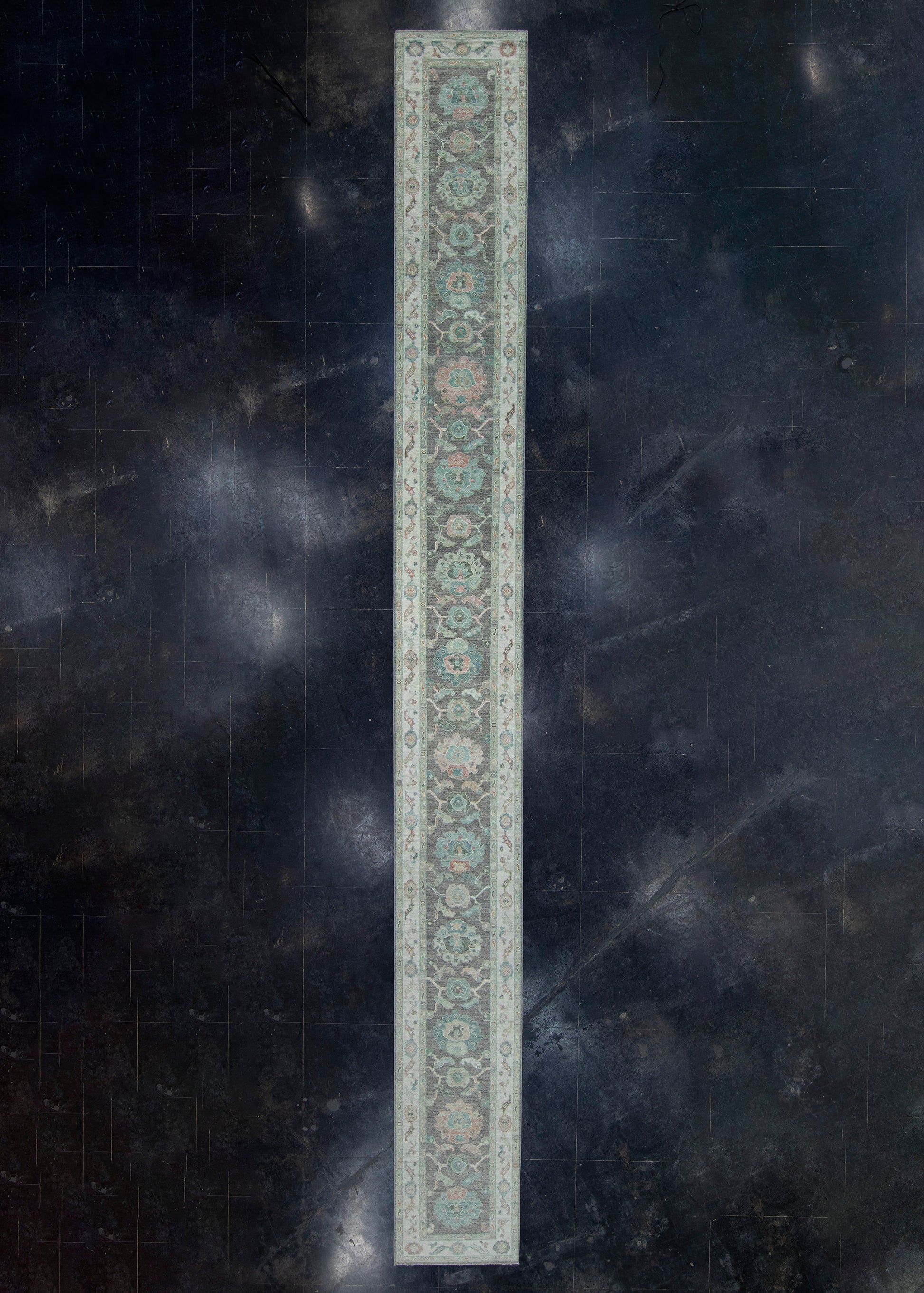 Turkish Oushak Runner Rug 2'10" x 26'6" #17524