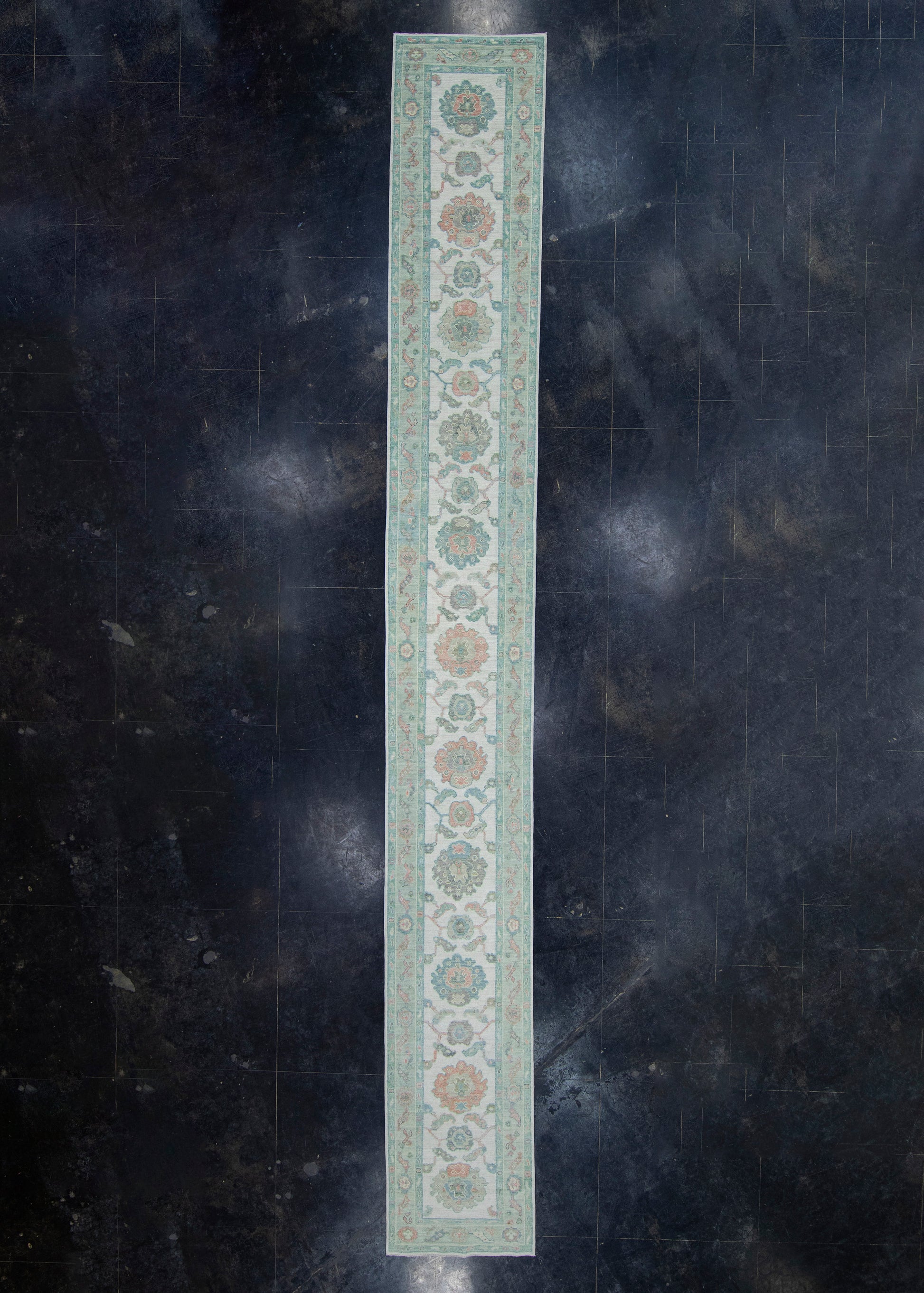 Turkish Oushak Runner Rug 2'9" x 22'4" #17477