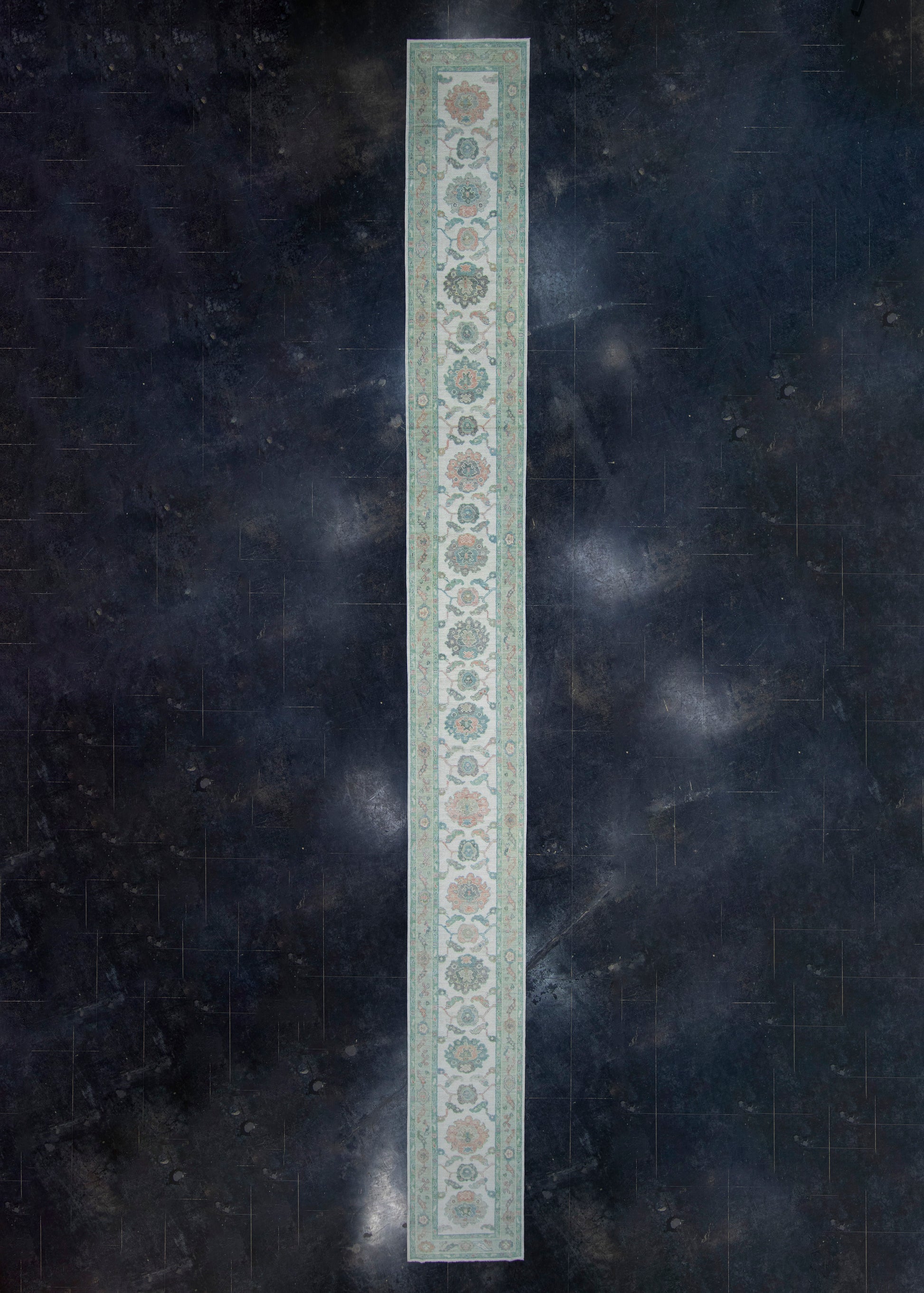 Turkish Oushak Runner Rug 2'10" x 29'5" #17457