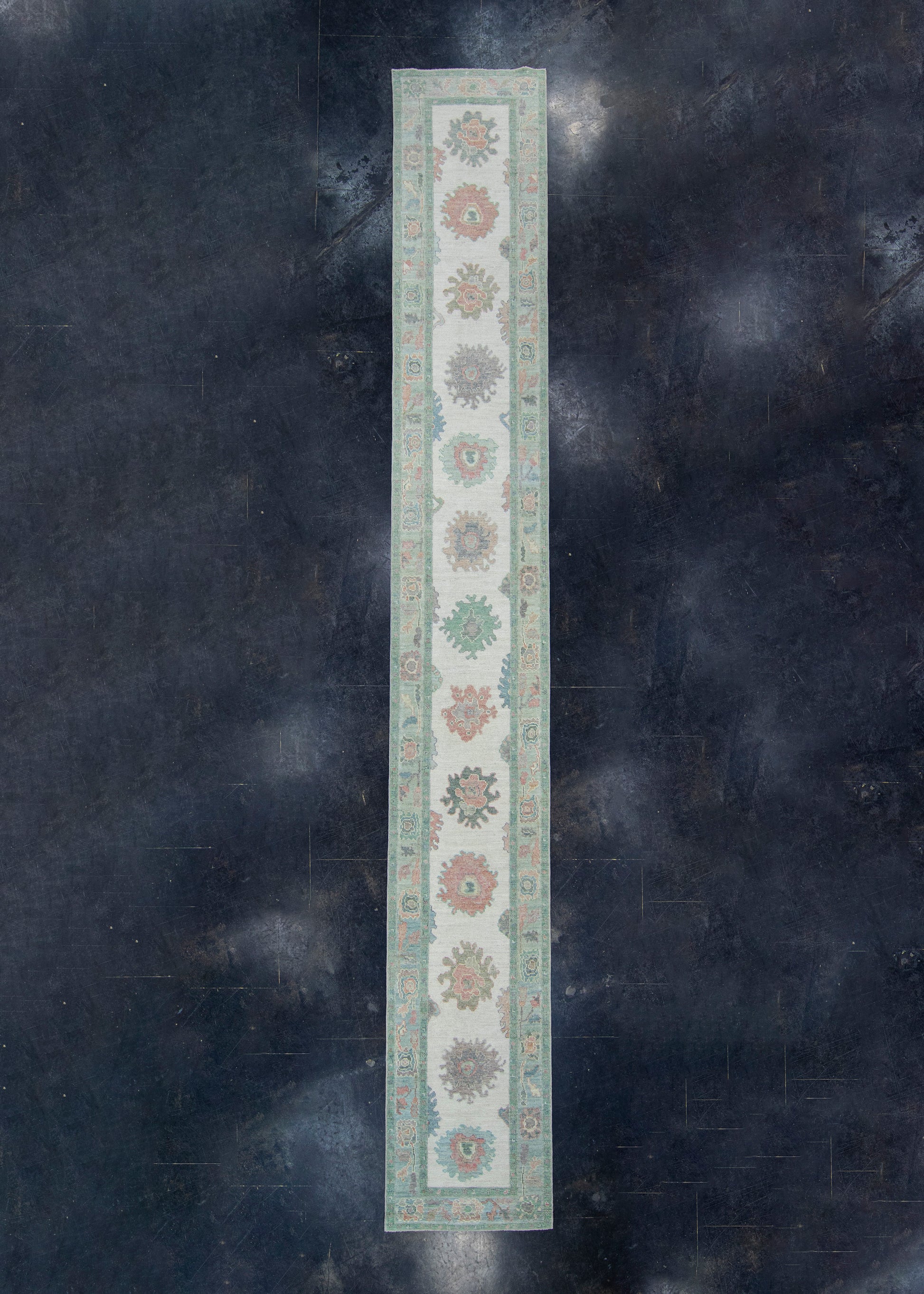 Turkish Oushak Runner Rug 2'10" x 20'6" #17409