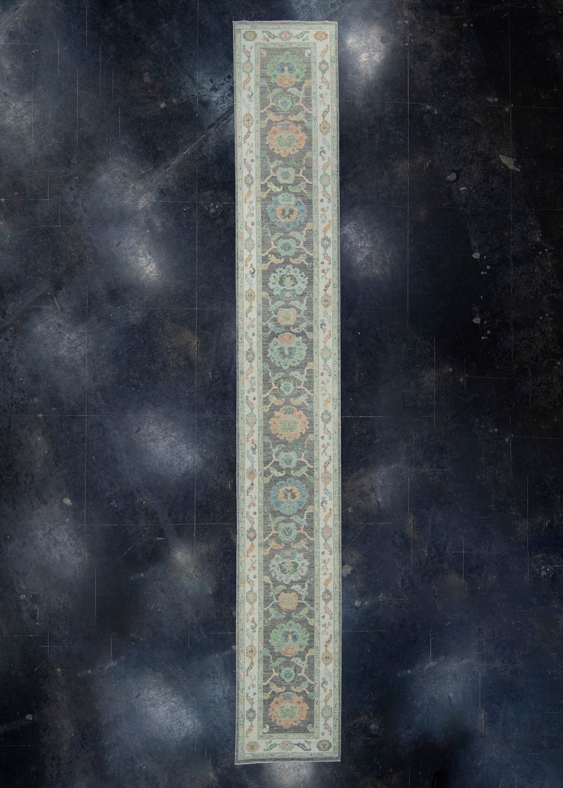 Turkish Oushak Runner Rug 2'11" x 20'9" #17225