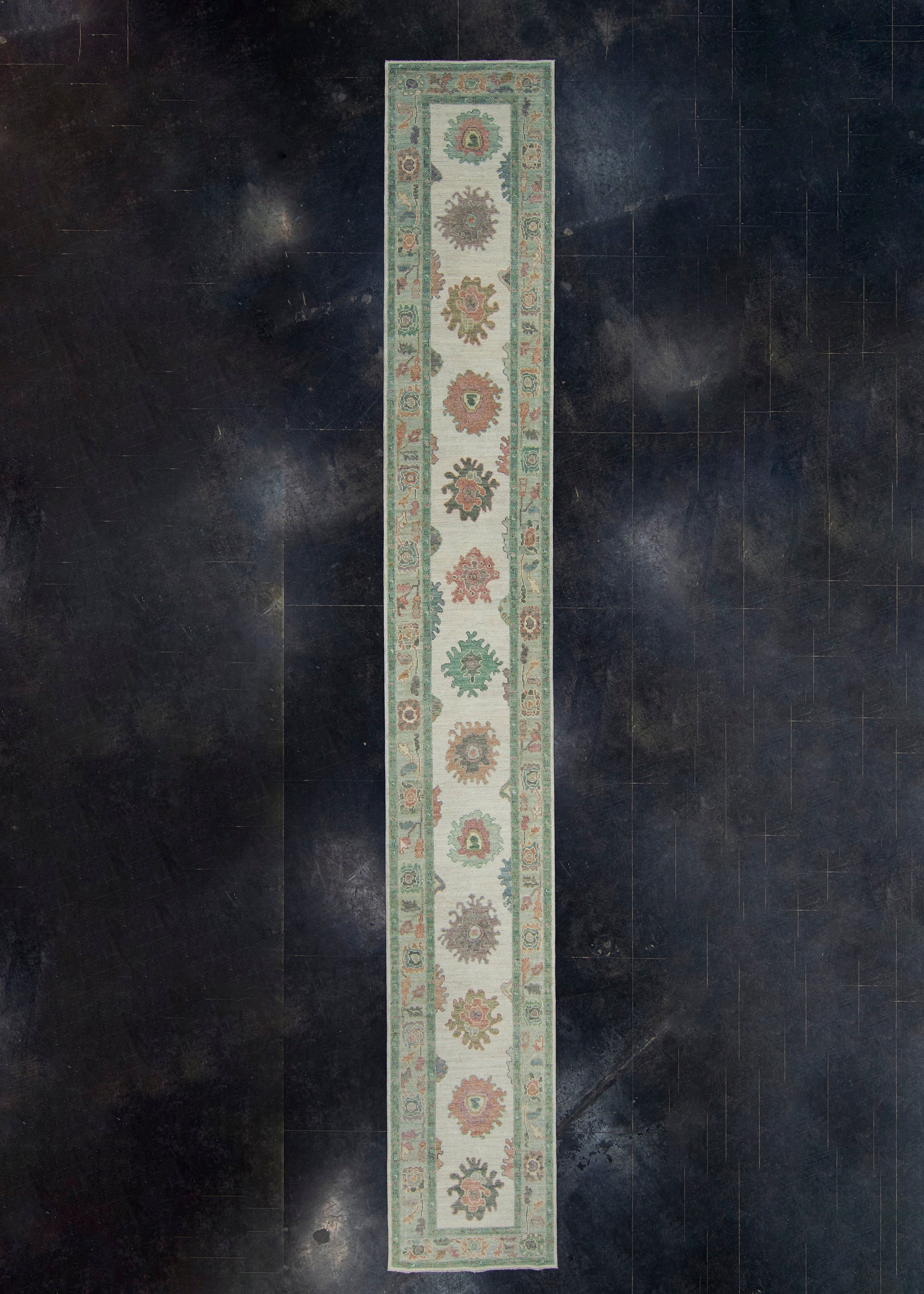 Turkish Oushak Runner Rug 2'11" x 20'8" #17512
