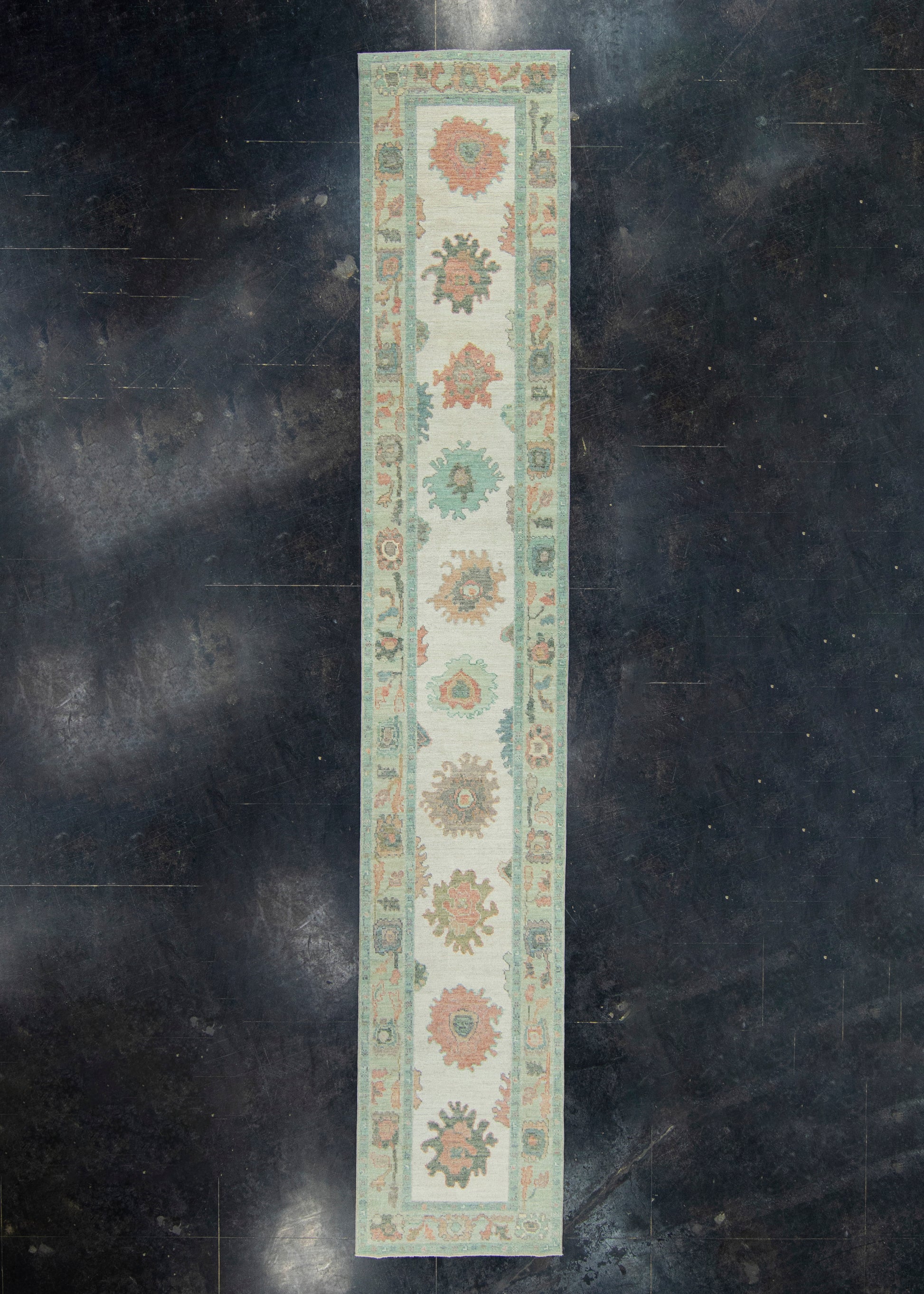 Turkish Oushak Runner Rug 2'10" x 16'6" #17460