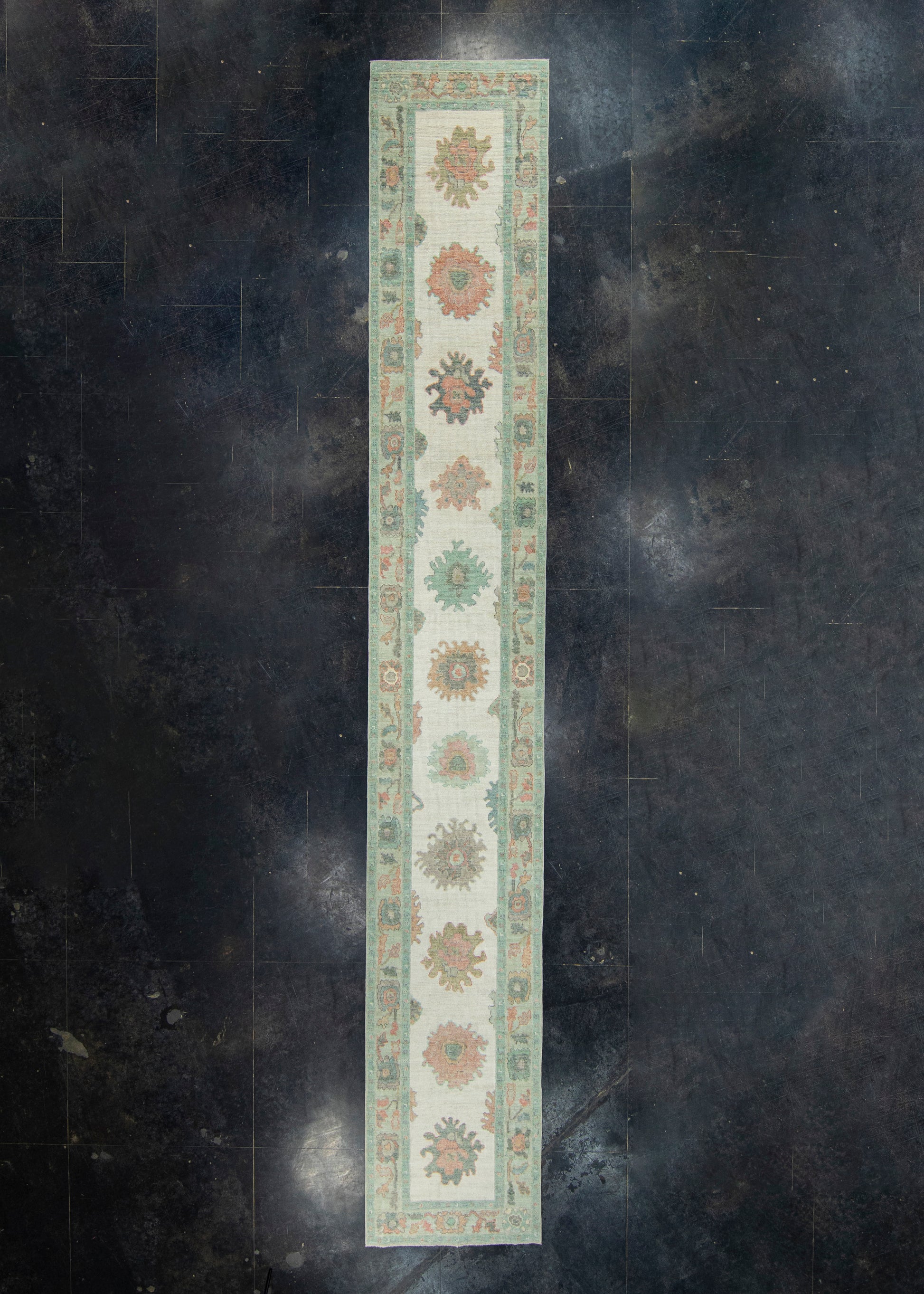 Turkish Oushak Runner Rug 2'10" x 18'9" #17360