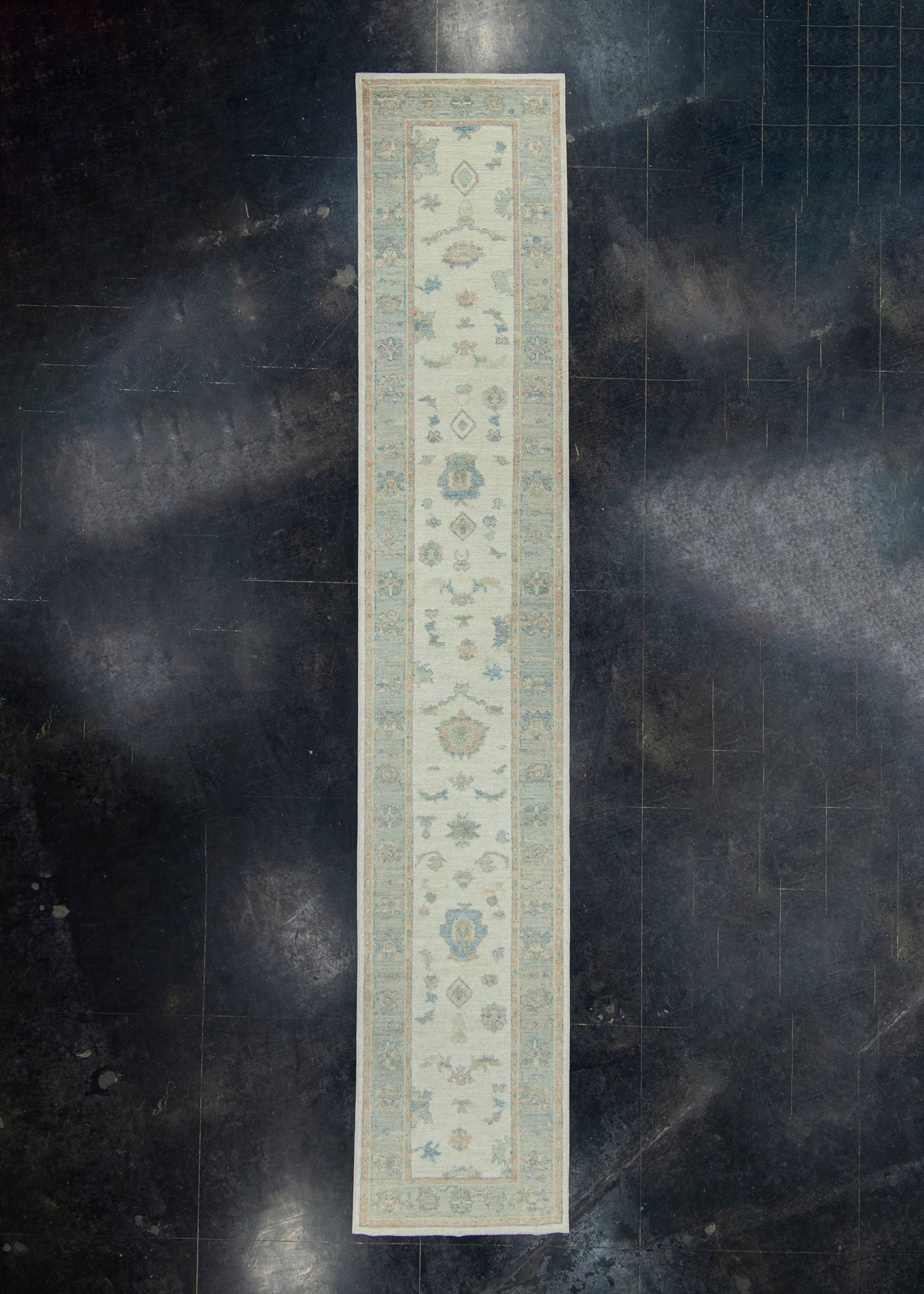 Turkish Oushak Runner Rug 2'11" x 16'1" #17910
