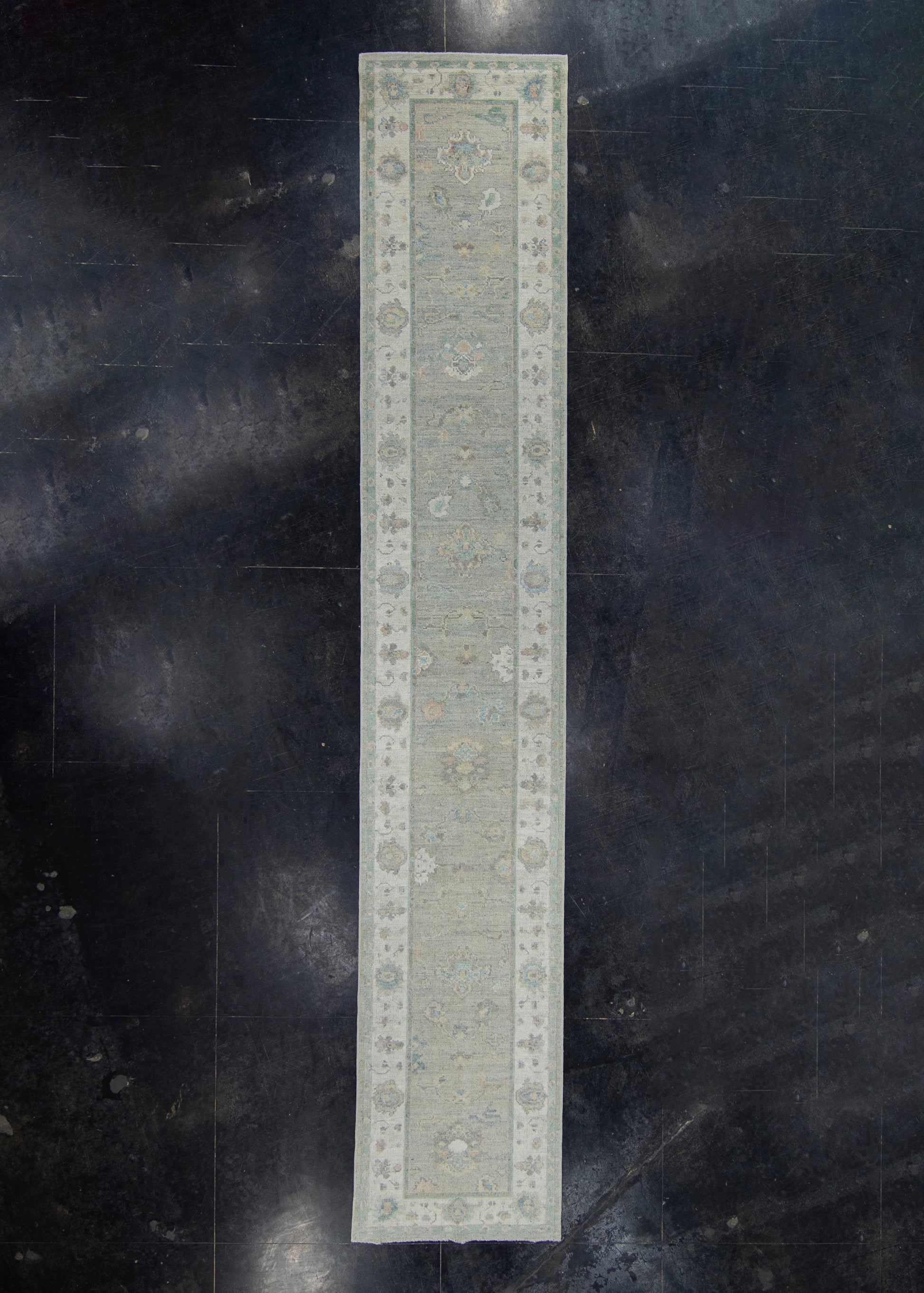 Turkish Oushak Runner Rug 2'10" x 15'11" #17913