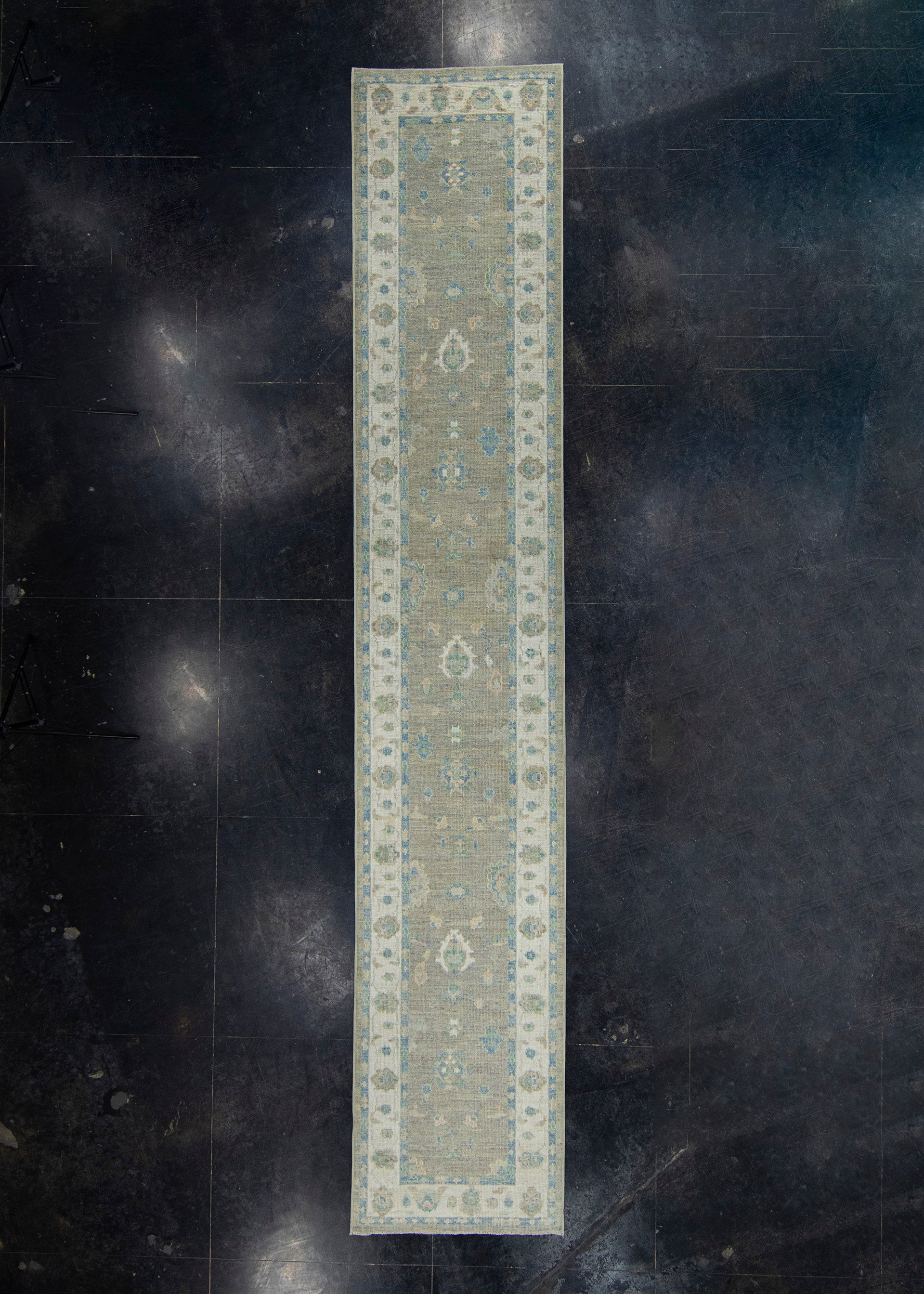 Turkish Oushak Runner Rug 2'10" x 15'11" #17820