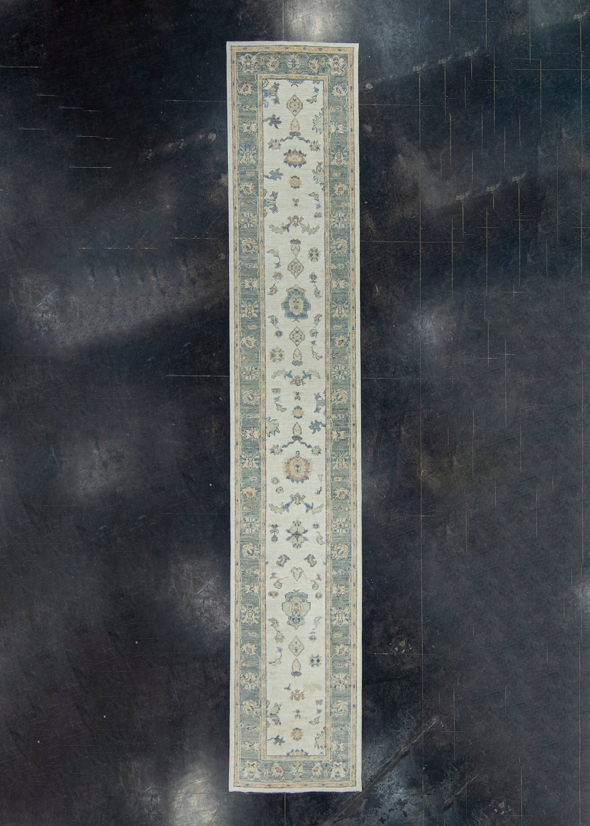 Turkish Oushak Runner Rug 2'10" x 16'3" #17907