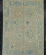Turkish Oushak Rug 5' x 6'11" #17290