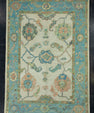 Turkish Oushak Rug 5'1" x 7'3" #17209