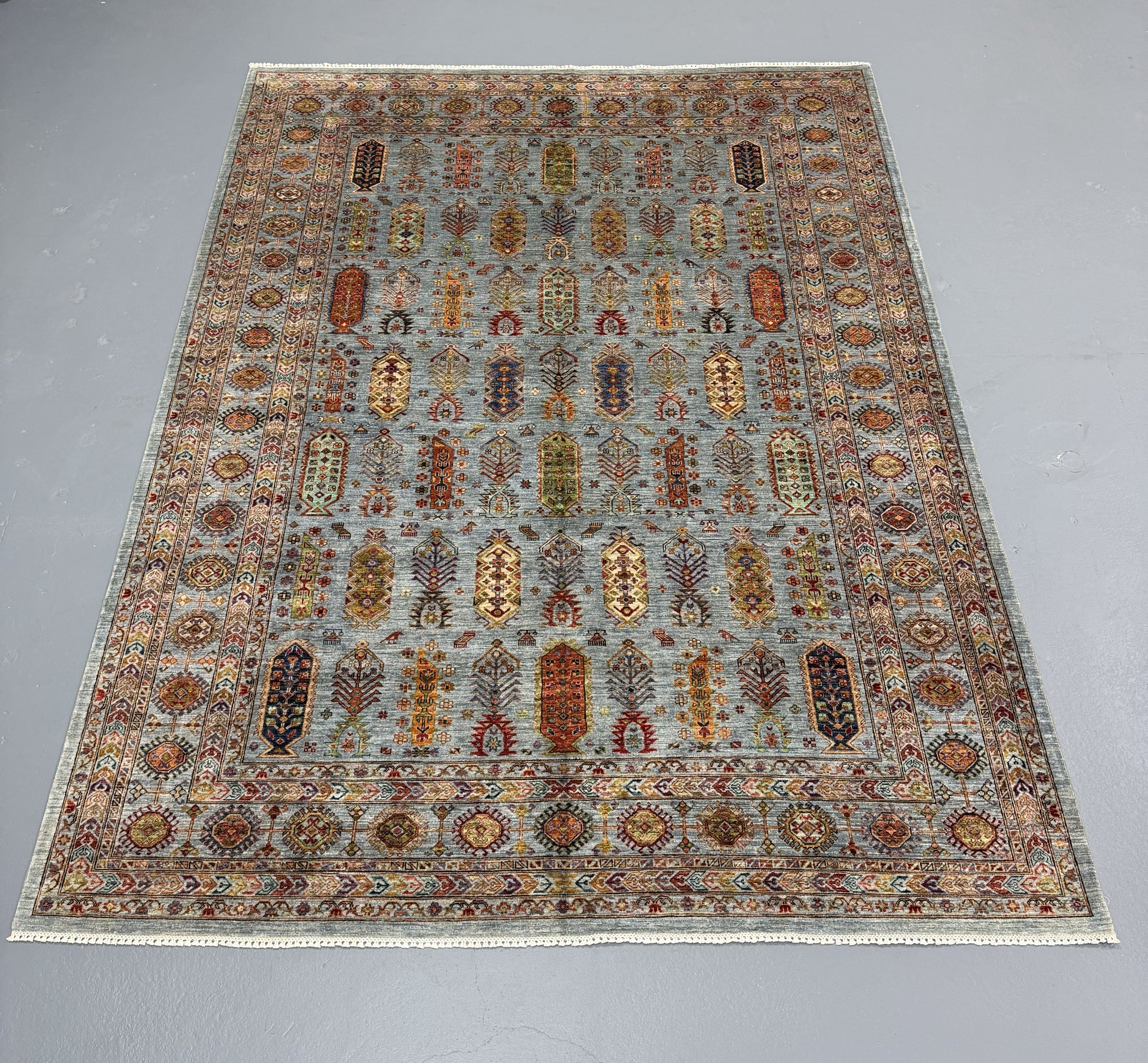 Oriental Hand Knotted Rug 8'10" x 11'11" #21415