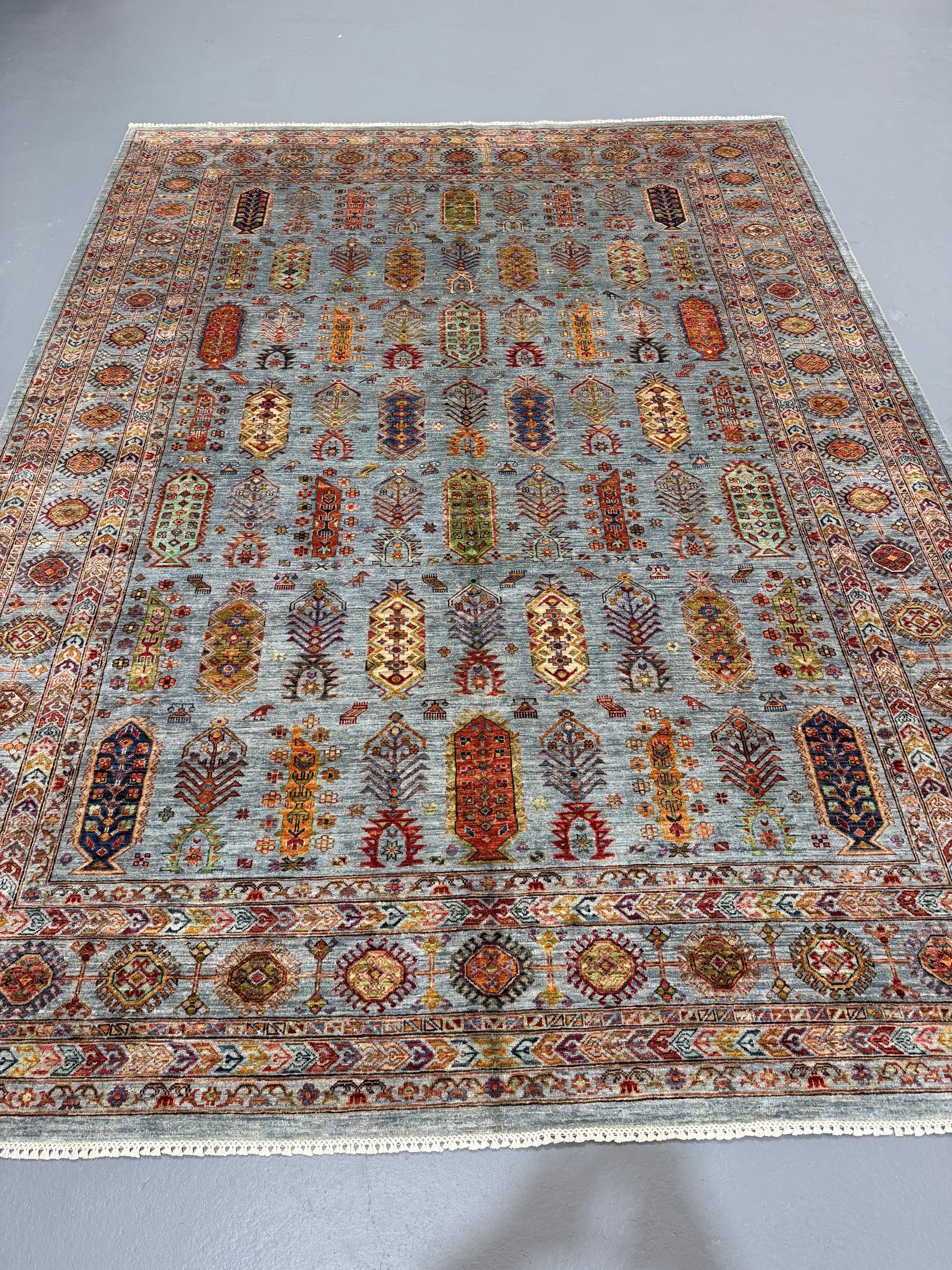 Oriental Hand Knotted Rug 8'10" x 11'11" #21415