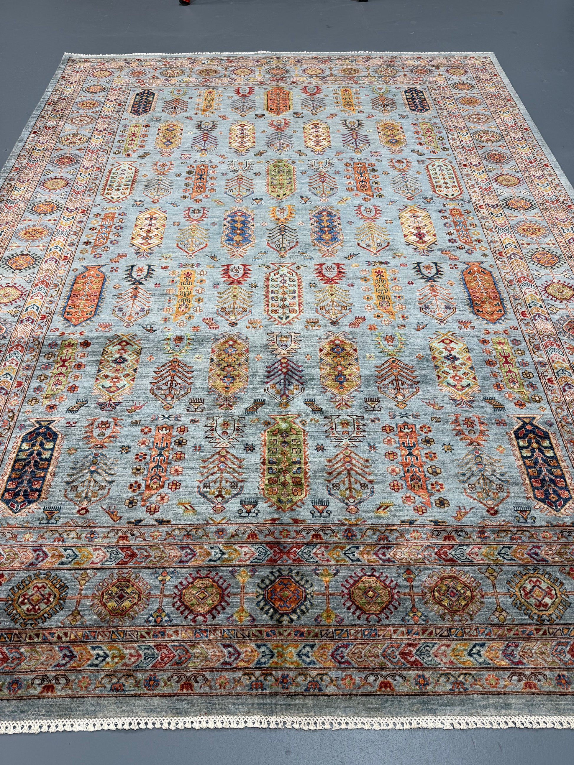 Oriental Hand Knotted Rug 8'10" x 11'11" #21415