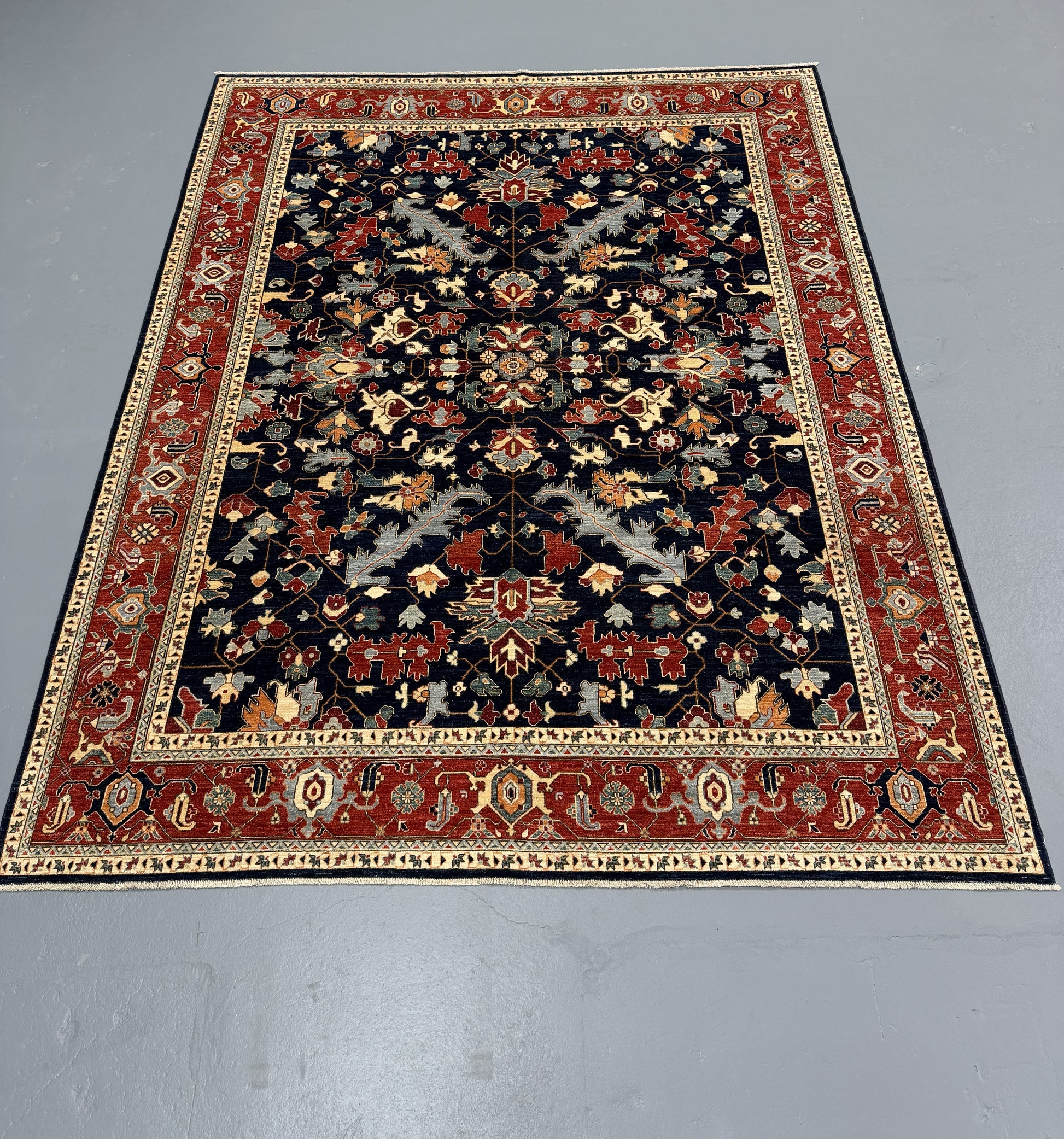 Oriental Hand Knotted Rug 9'3" x 11'7" #21414