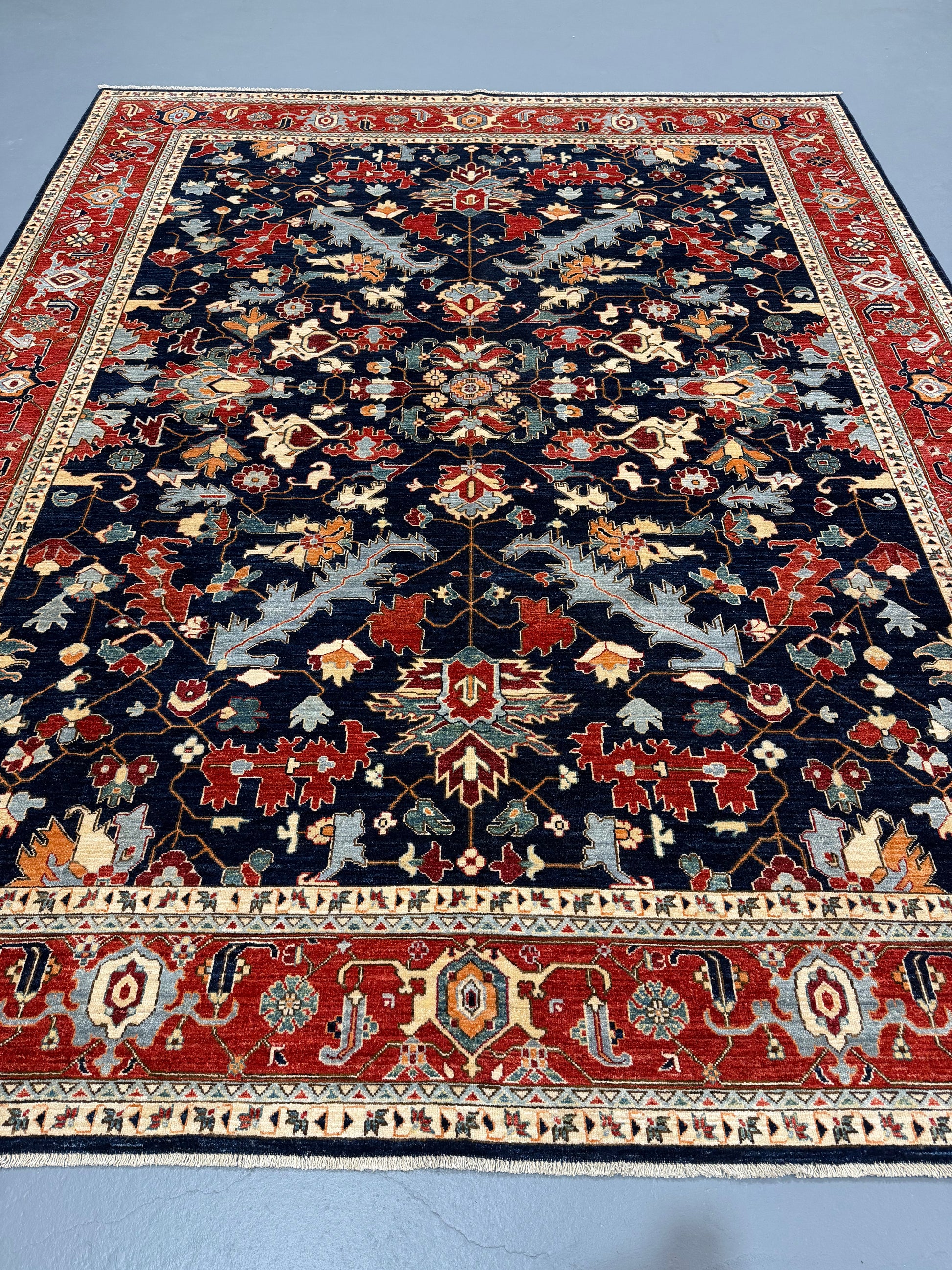 Oriental Hand Knotted Rug 9'3" x 11'7" #21414