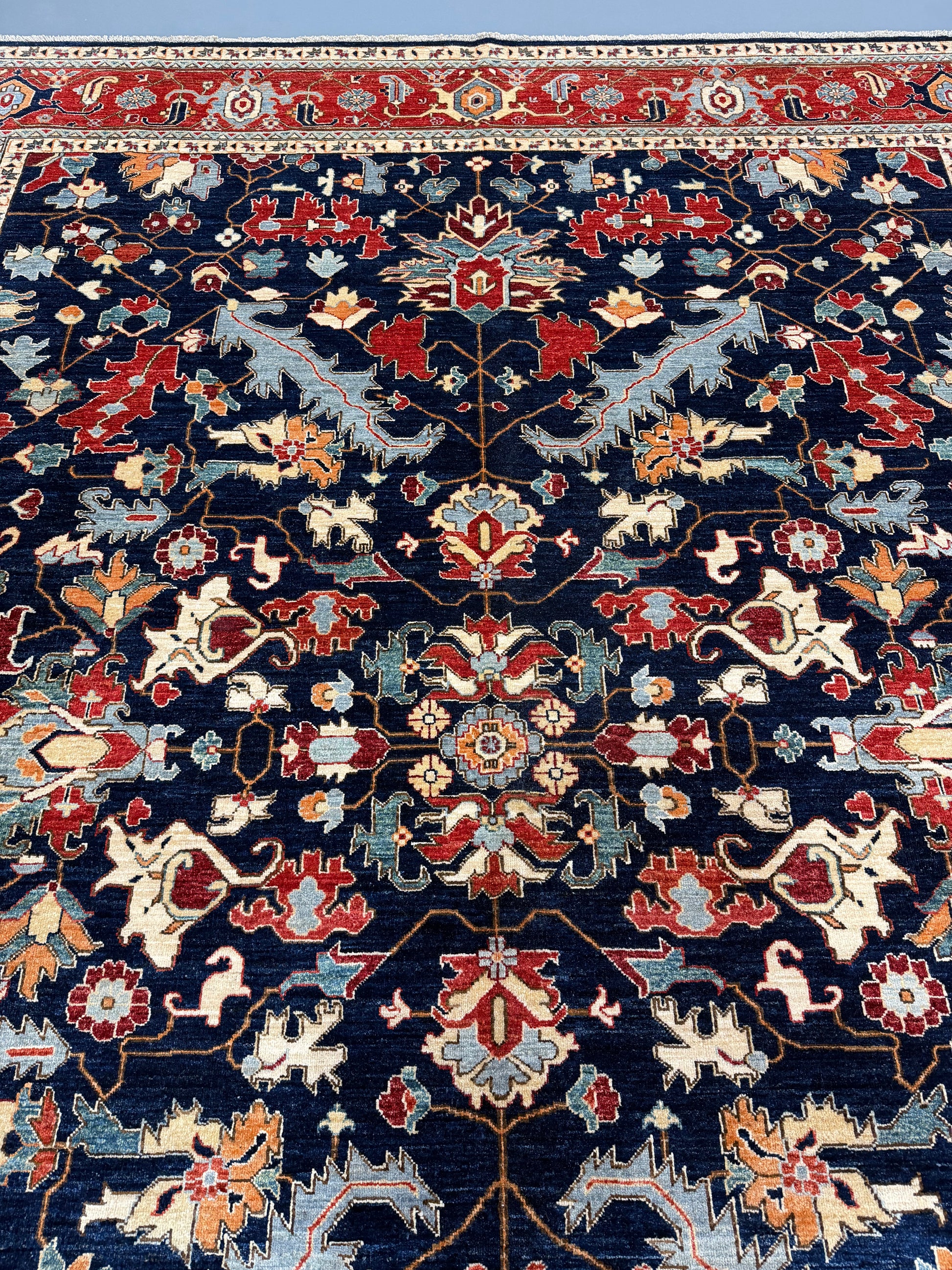 Oriental Hand Knotted Rug 9'3" x 11'7" #21414