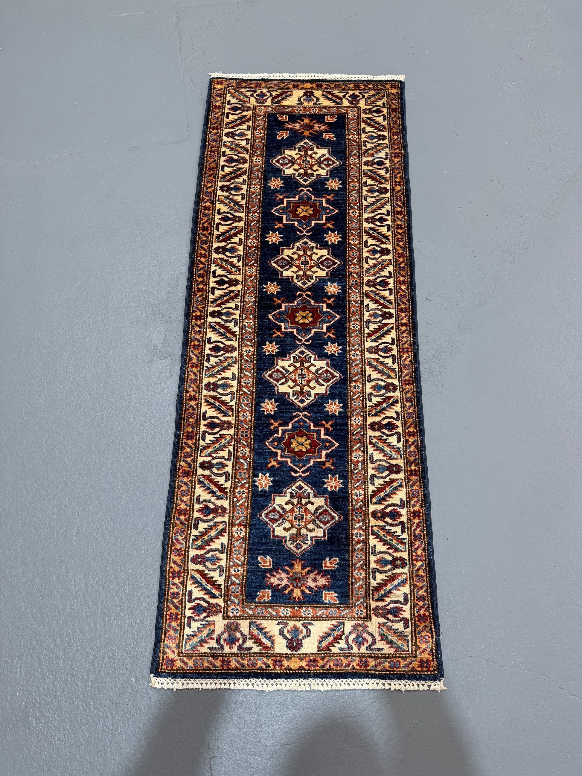 Oriental Hand Knotted Rug 2'1" x 5'8" #21417