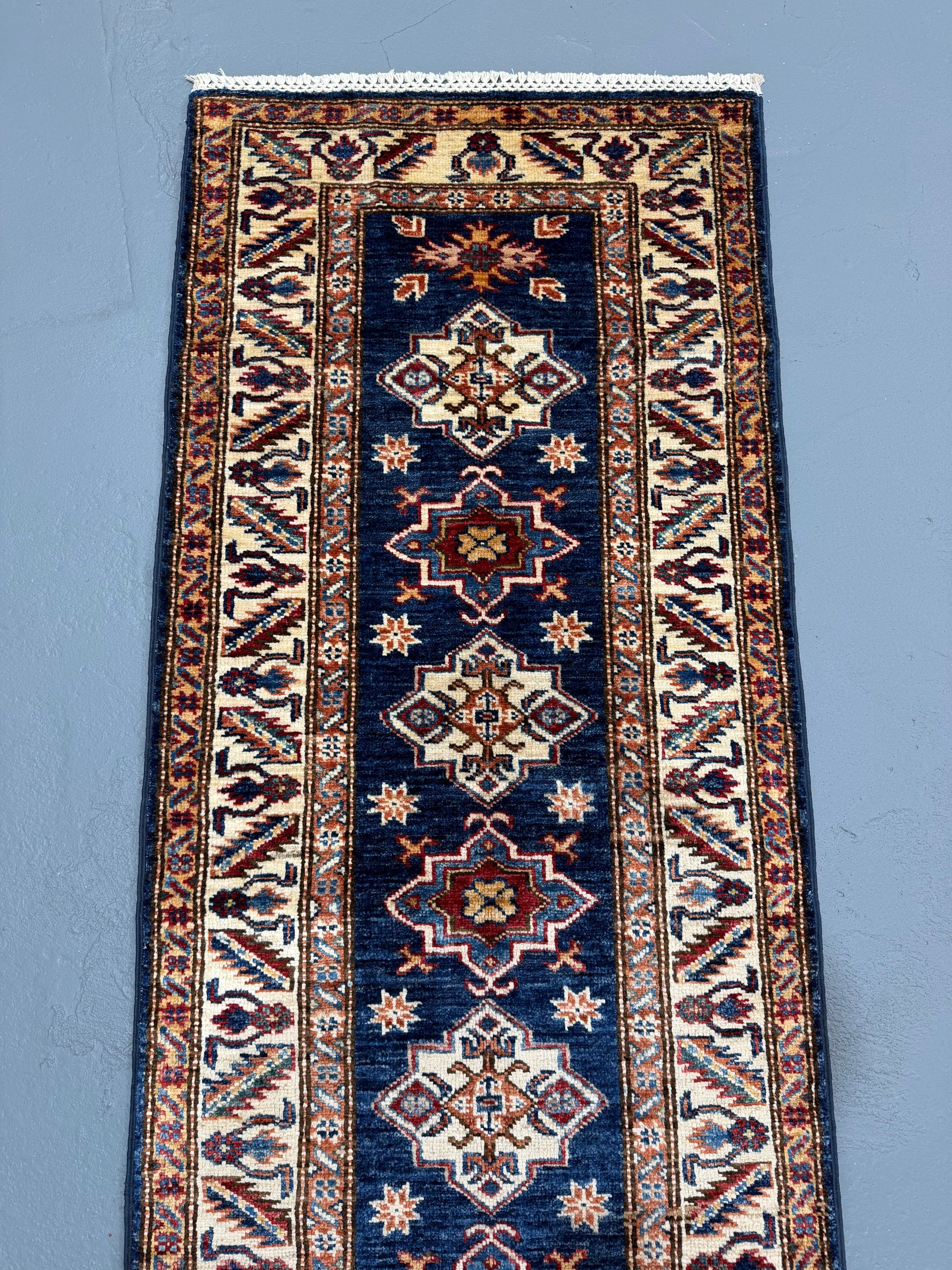 Oriental Hand Knotted Rug 2'1" x 5'8" #21417