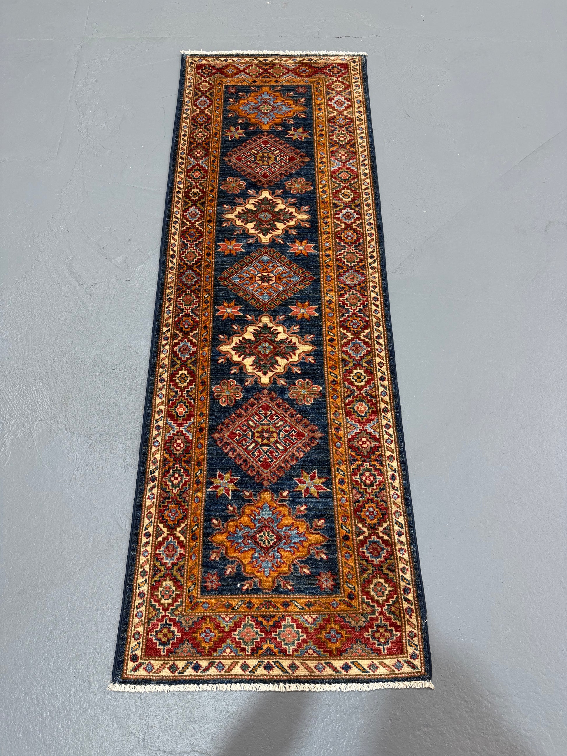 Oriental Hand Knotted Rug 2' x 6'3" #21420