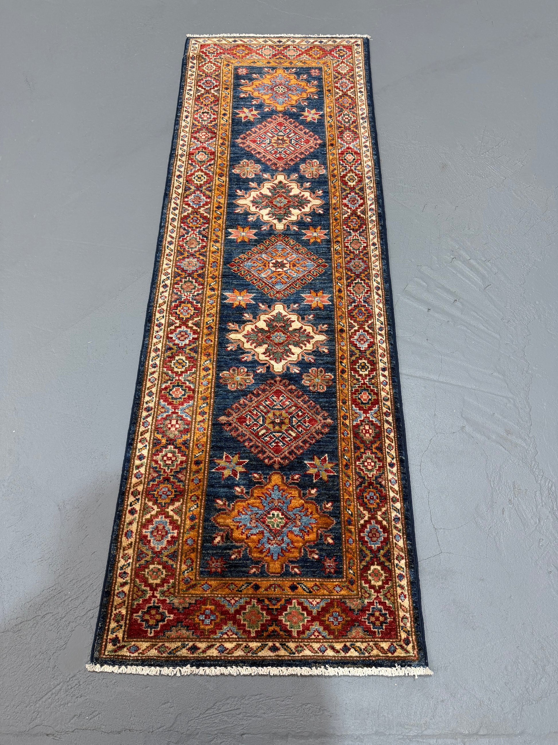 Oriental Hand Knotted Rug 2' x 6'3" #21420