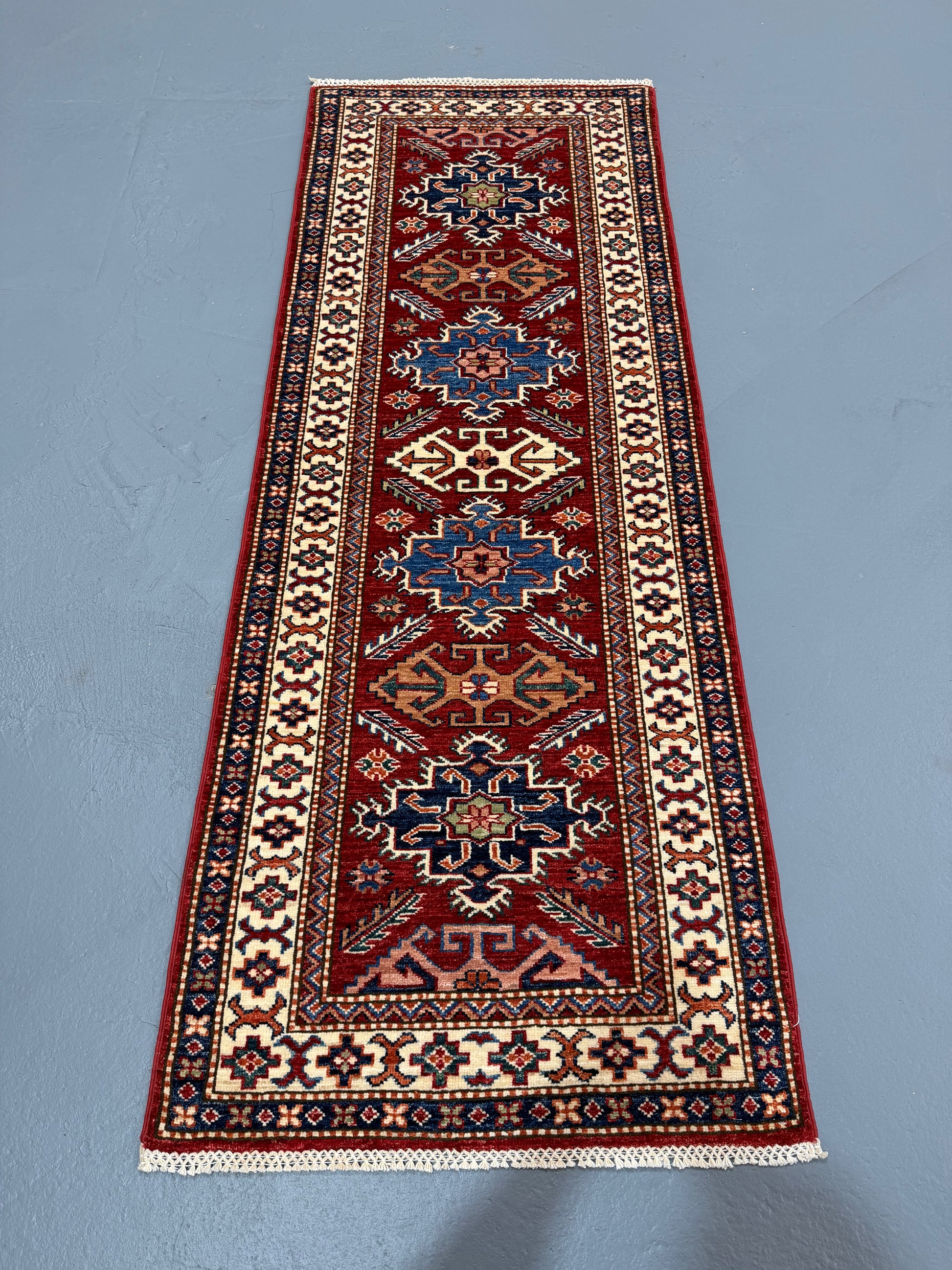 Oriental Hand Knotted Rug 2'5" x 6'8" #21418