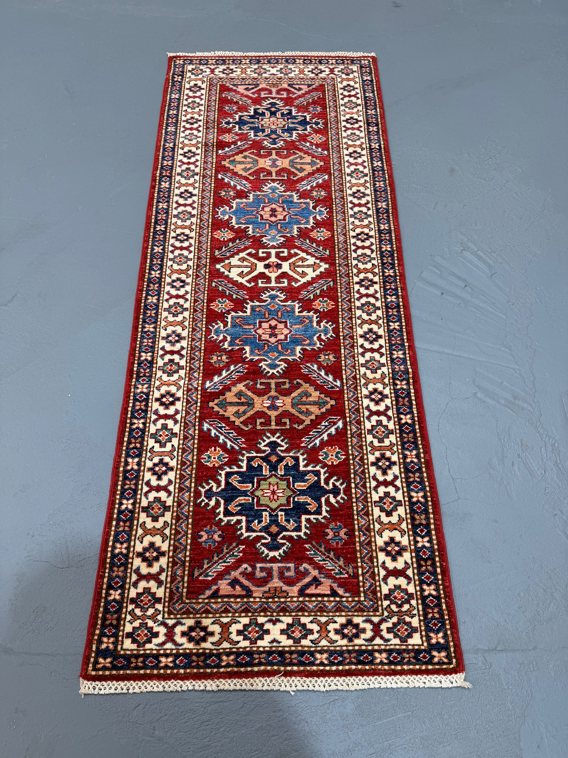Oriental Hand Knotted Rug 2'5" x 6'8" #21418