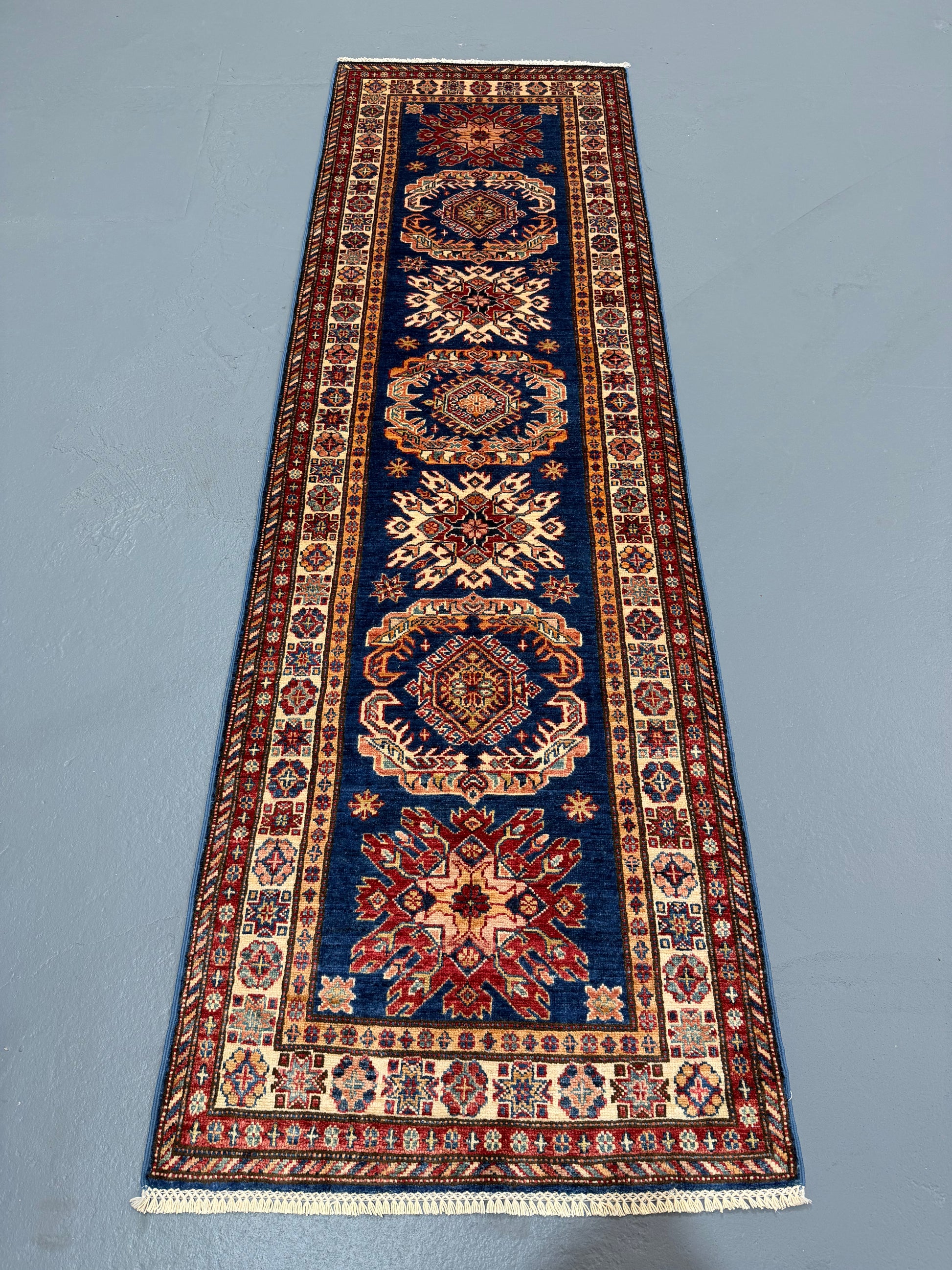 Oriental Hand Knotted Rug 2'7" x 8'7" #21421