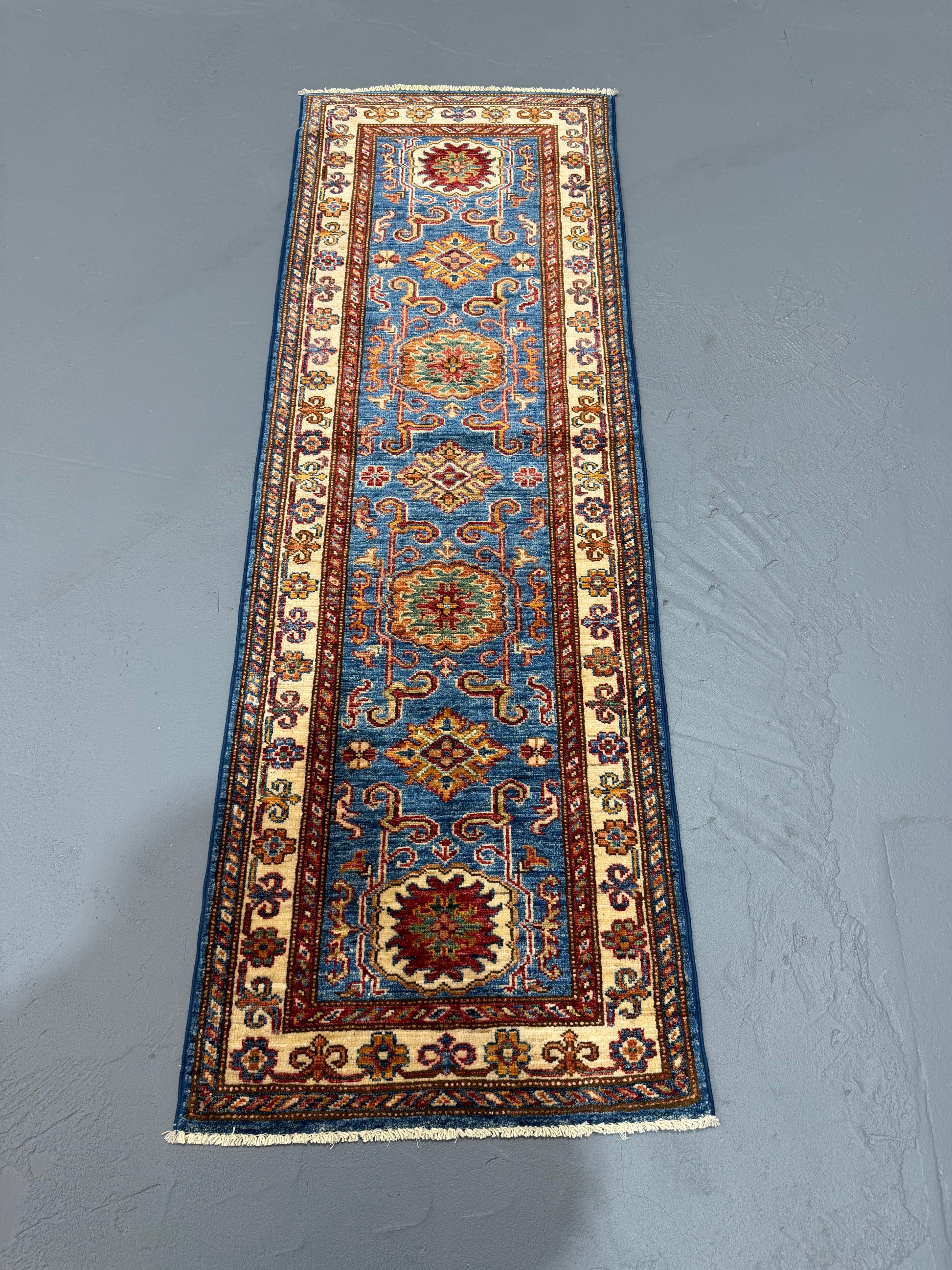 Oriental Hand Knotted Rug 1'11" x 5'10" #21422