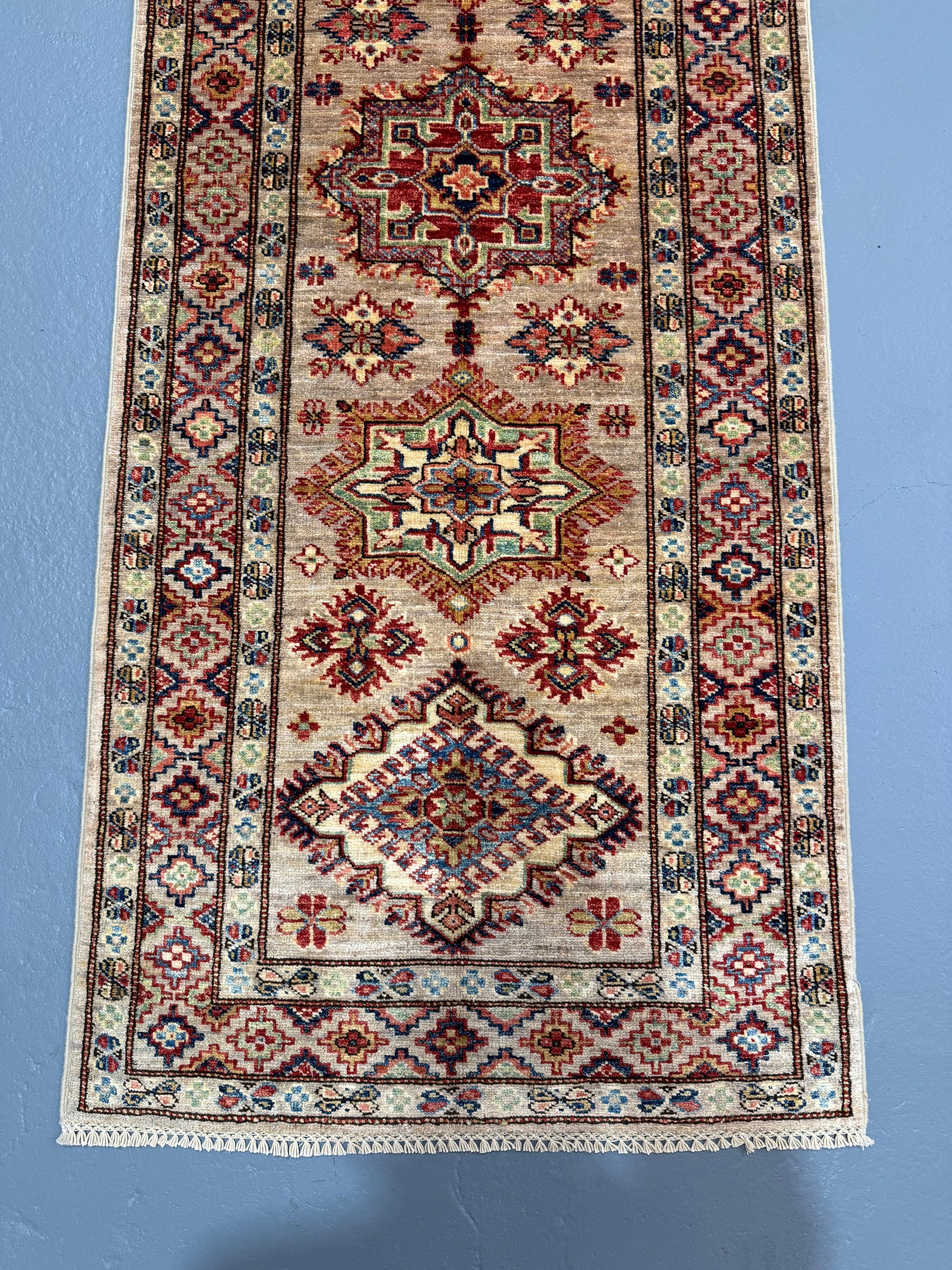Oriental Hand Knotted Rug 2'5" x 6'9" #21423