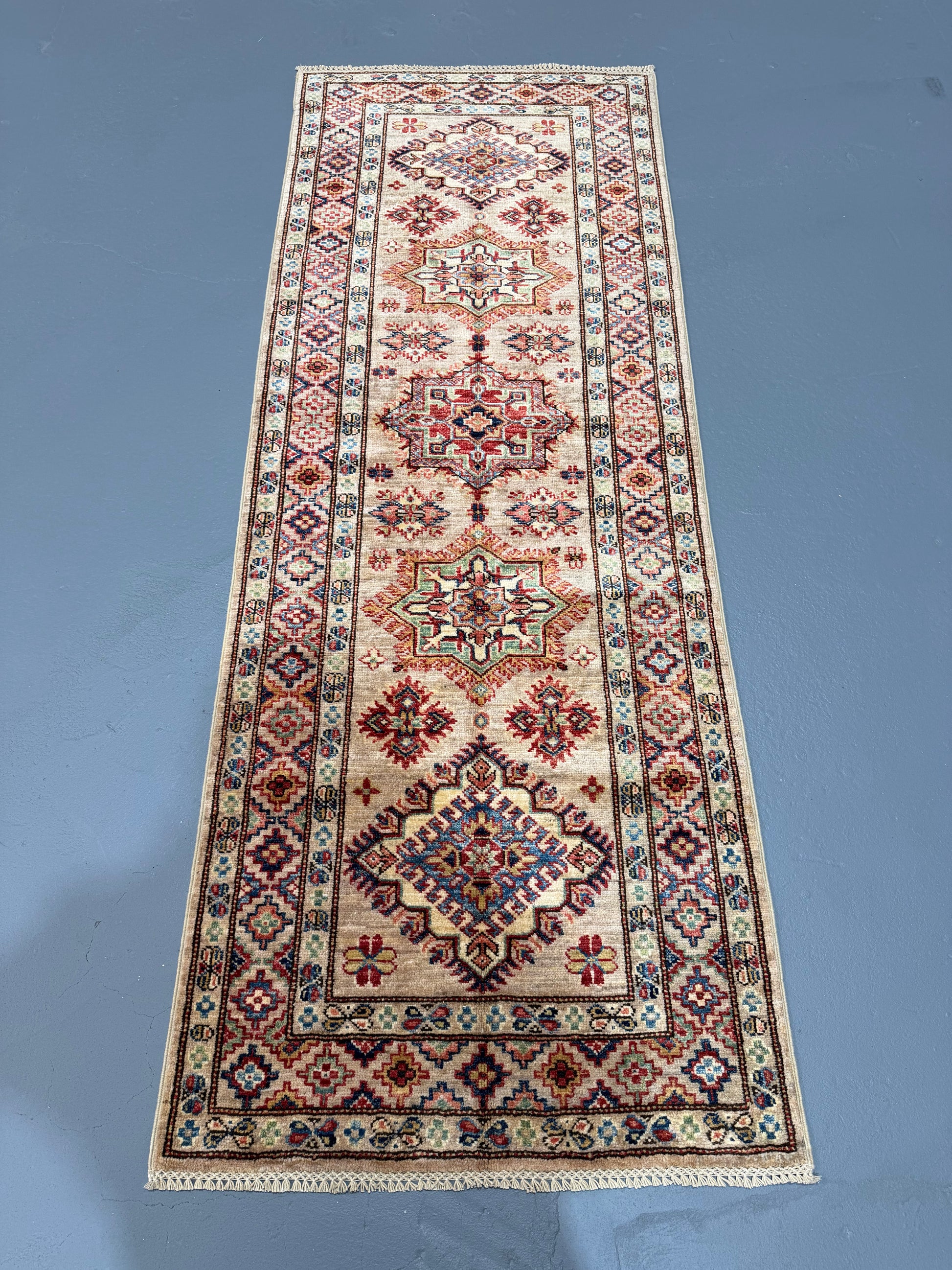 Oriental Hand Knotted Rug 2'5" x 6'9" #21423