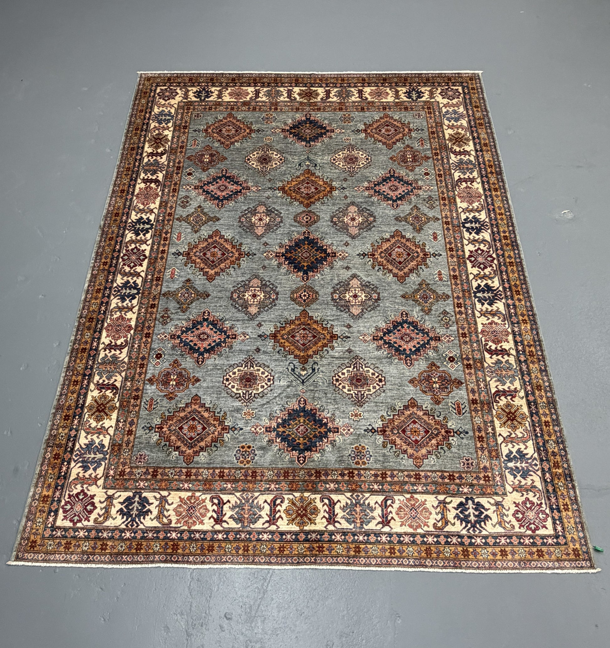 Oriental Hand Knotted Rug 9'1" x 12'1" #21424